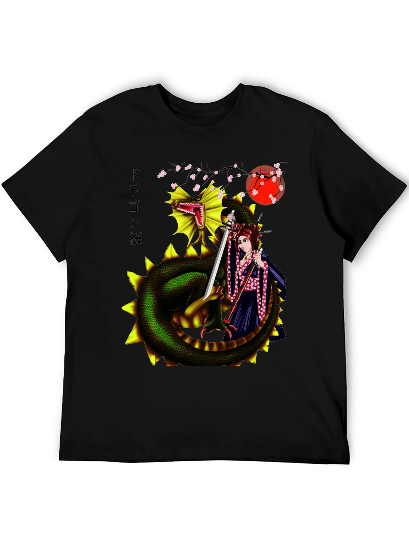 Dragon & Warrior Graphic Tee