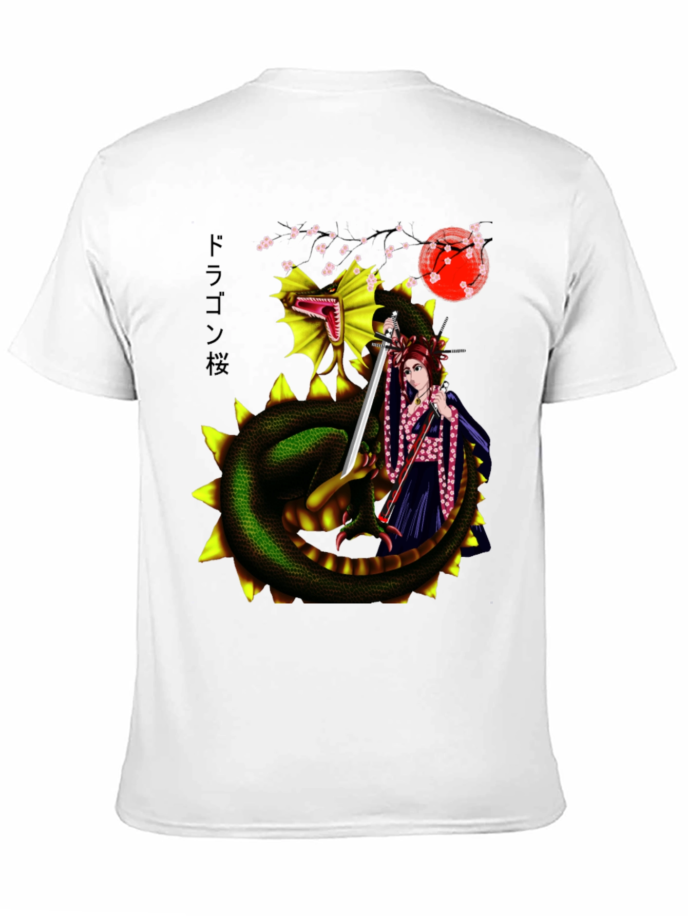 Dragon & Warrior Graphic Tee