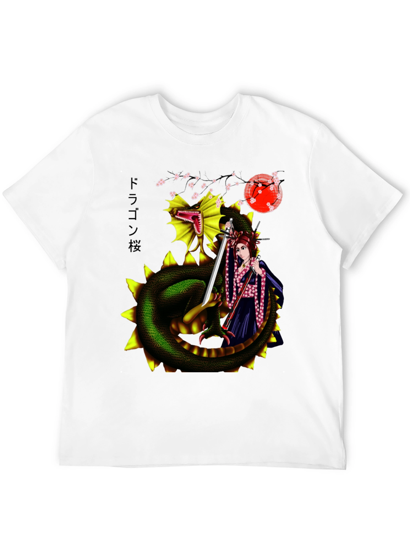 Dragon & Warrior Graphic Tee