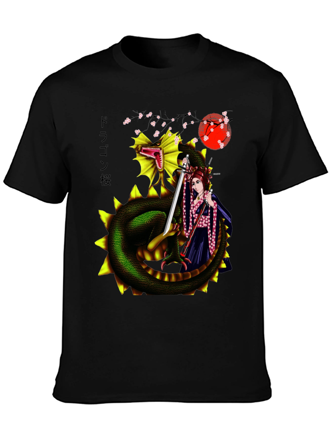 Dragon & Warrior Graphic Tee