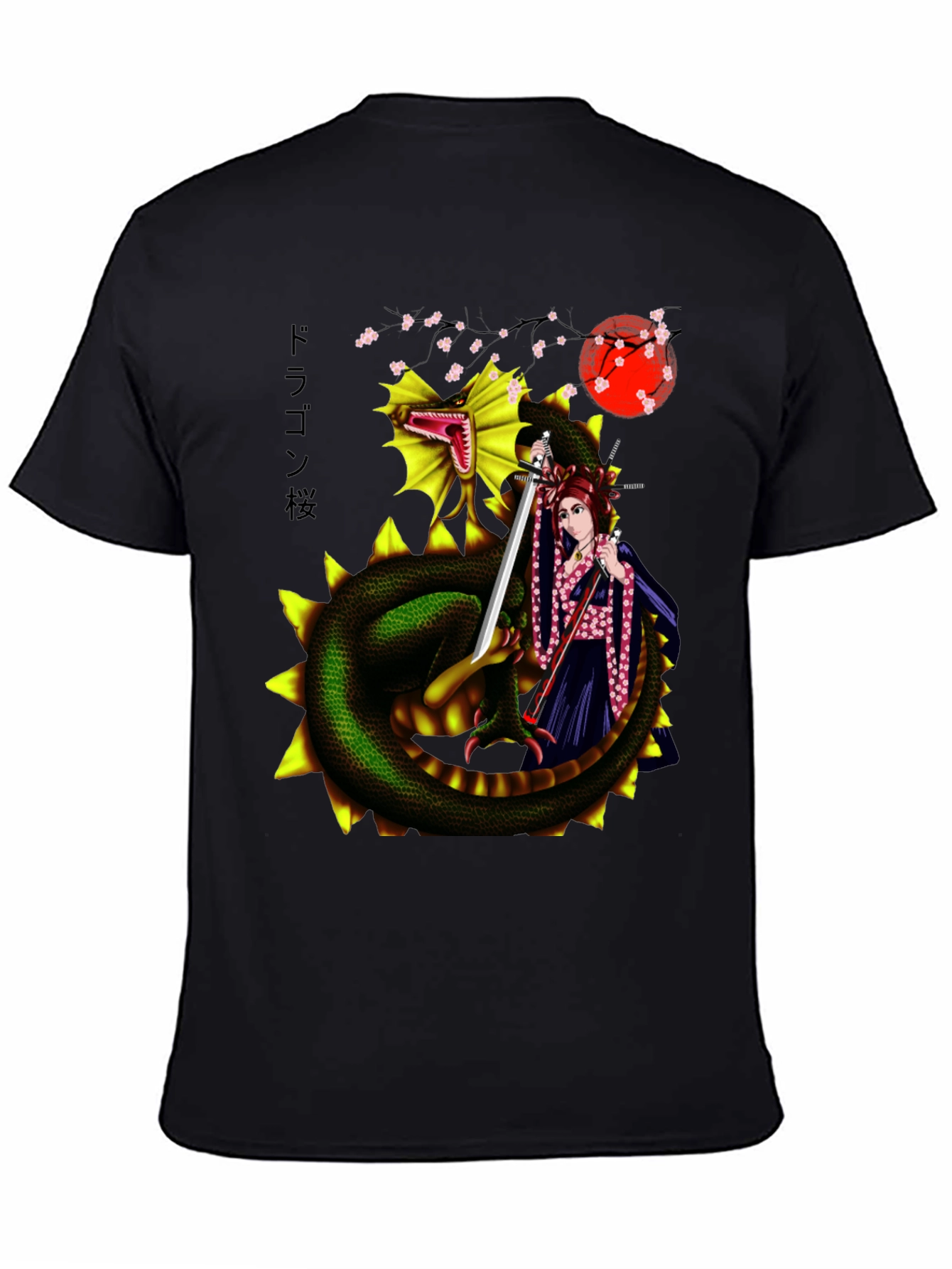 Dragon & Warrior Graphic Tee