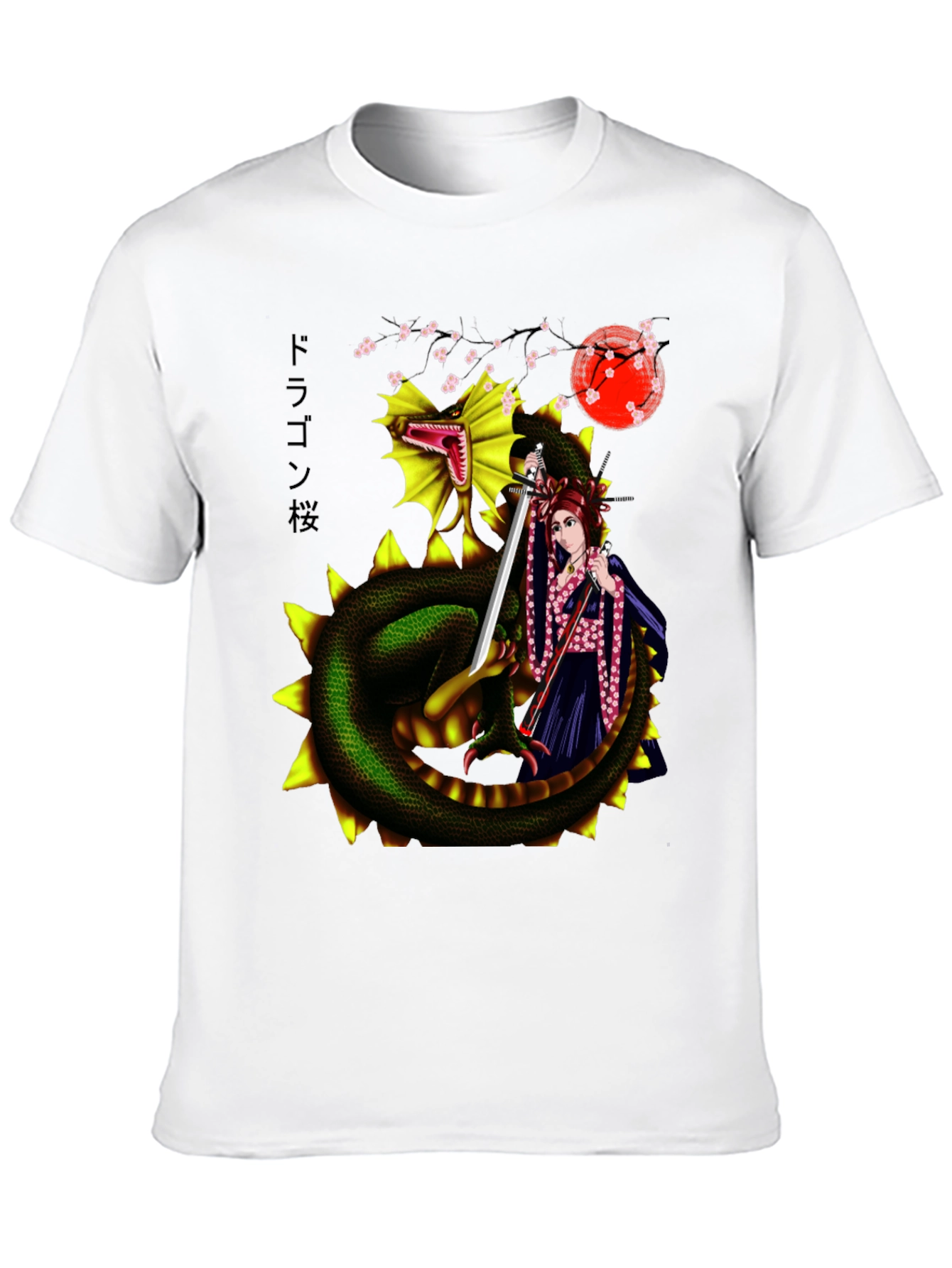 Dragon & Warrior Graphic Tee