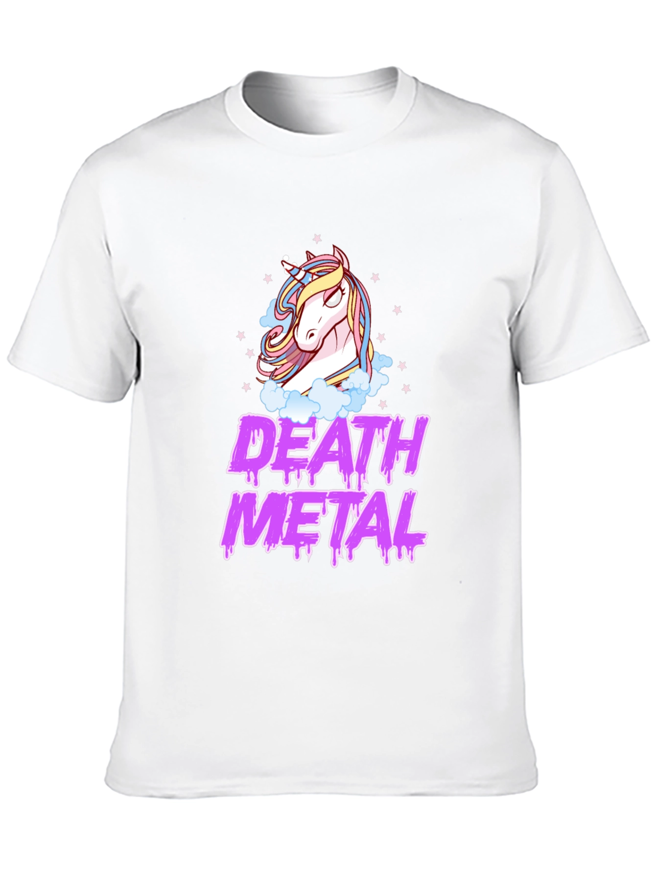 Death Metal Unicorn Black T-Shirt