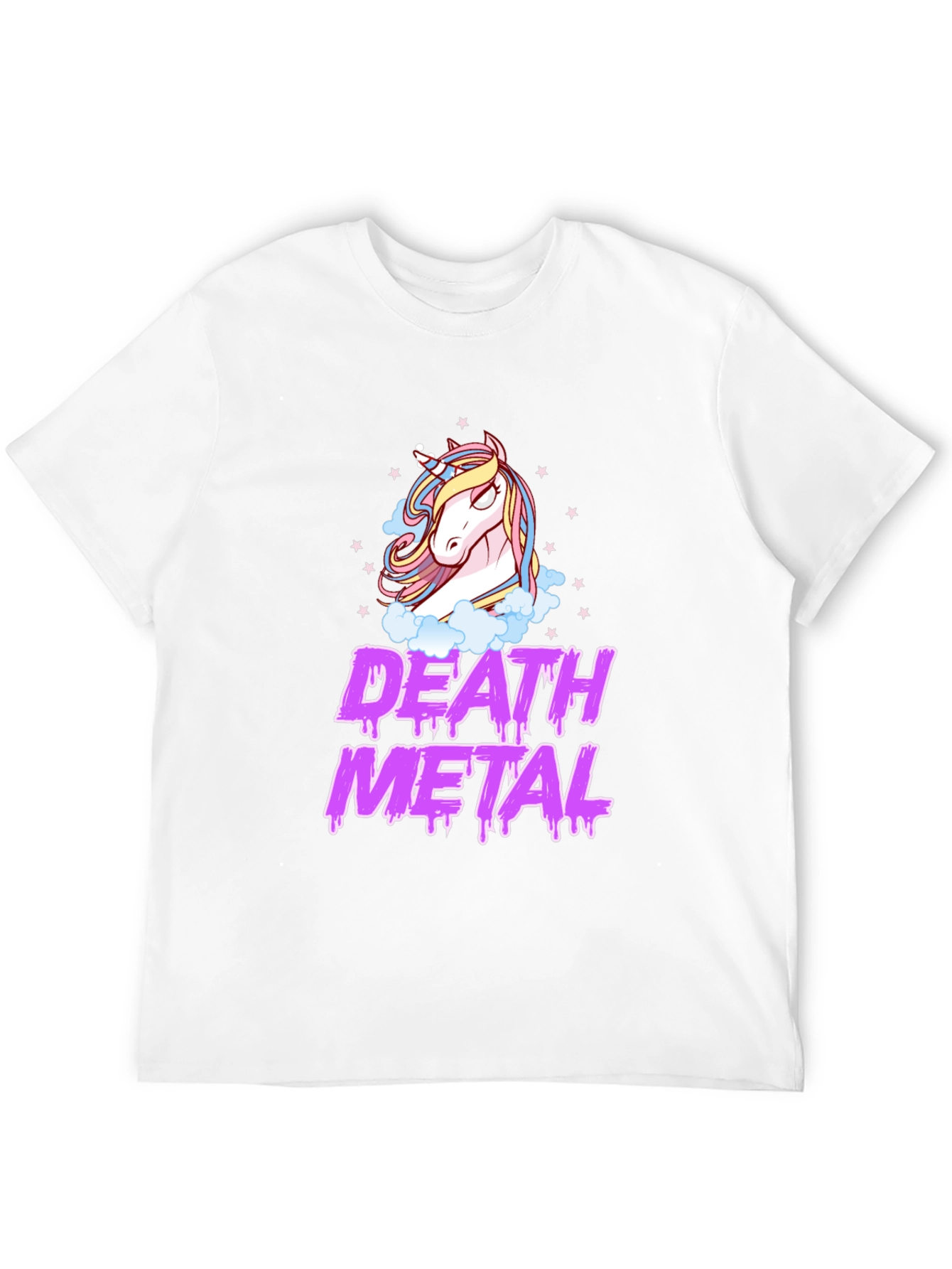 Death Metal Unicorn Black T-Shirt
