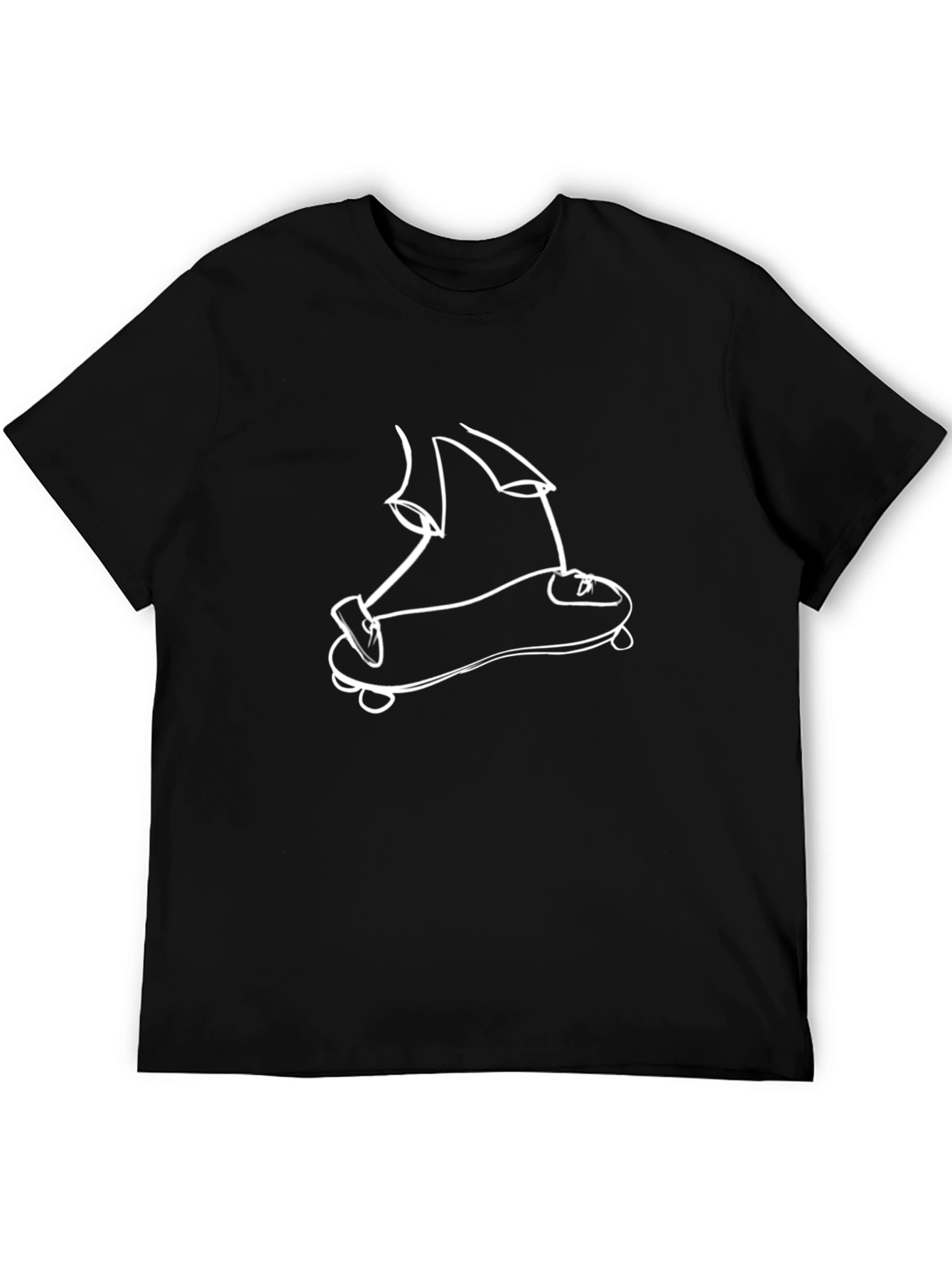 Skateboard Graphic Tee - Casual Style