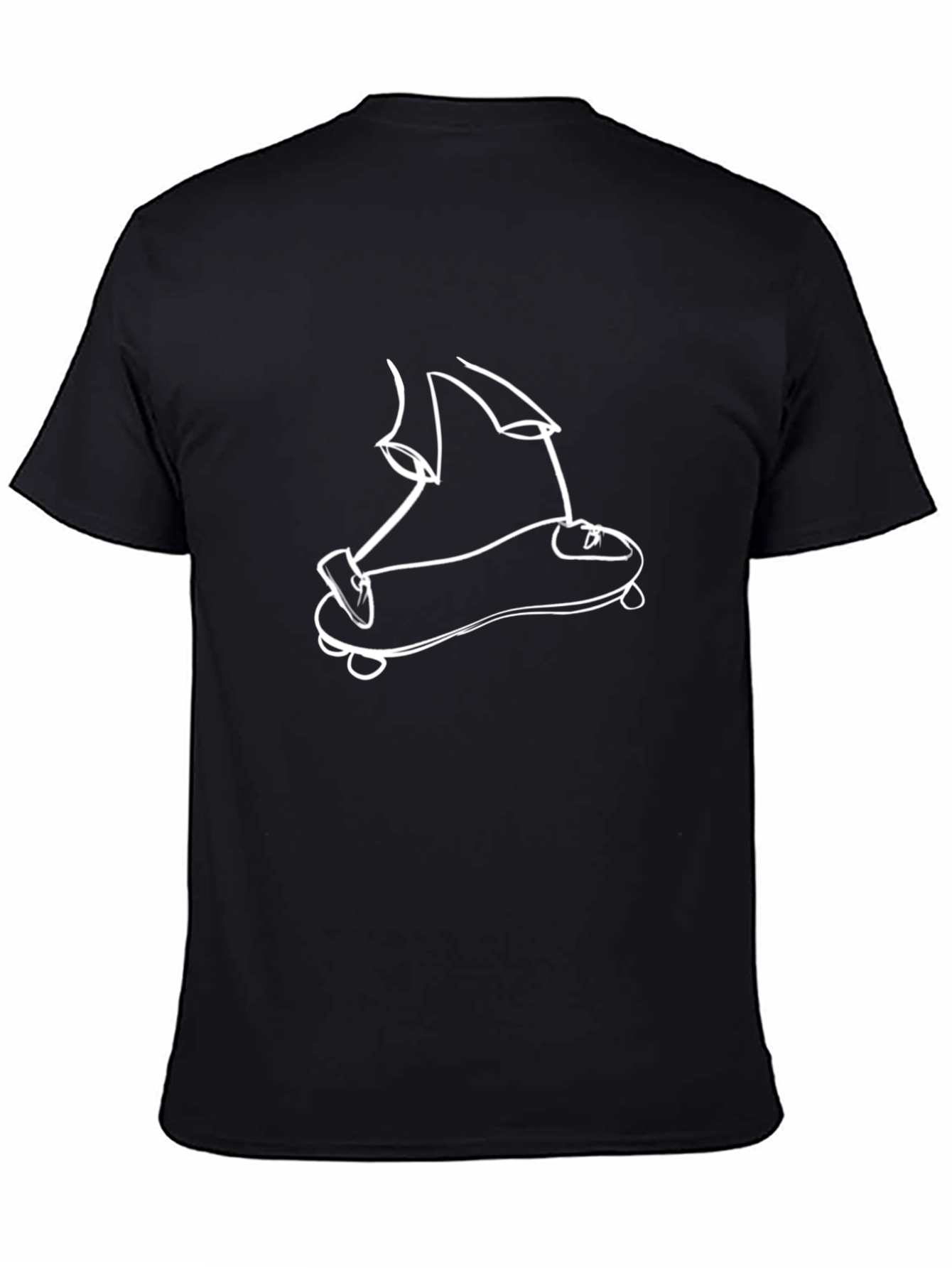 Skateboard Graphic Tee - Casual Style