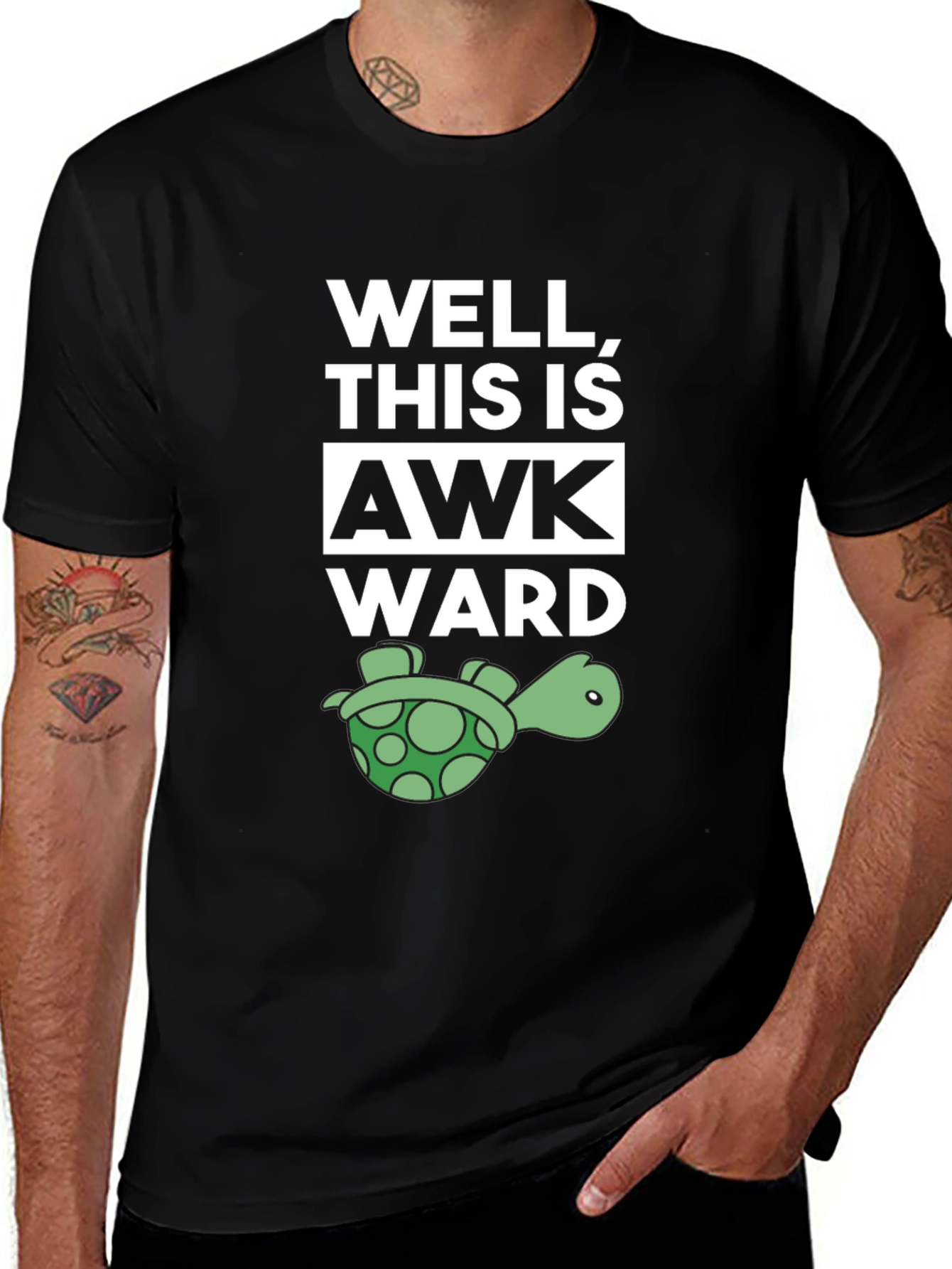 Well This is Awkward Turtle T-Shirt