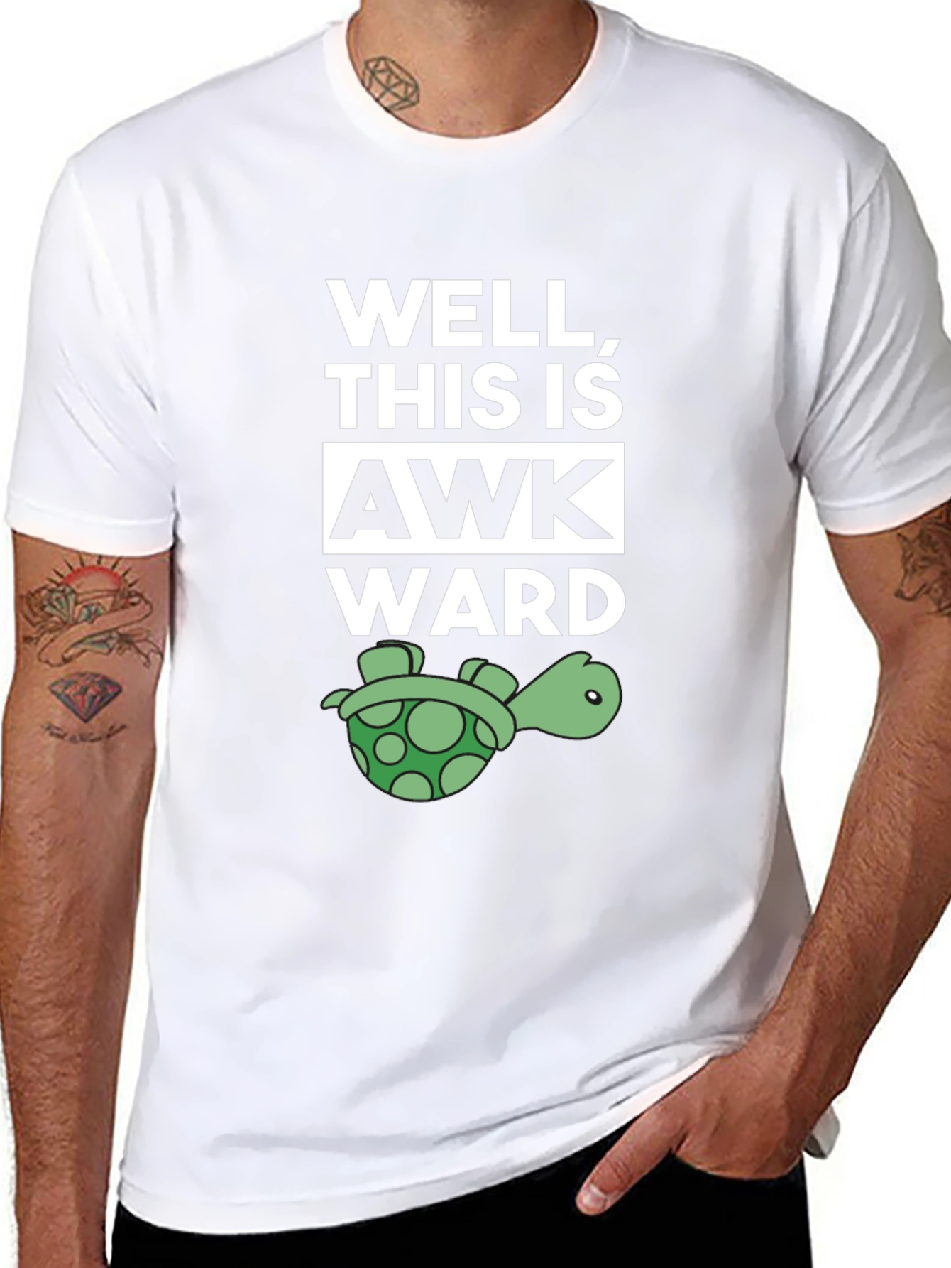 Well This is Awkward Turtle T-Shirt