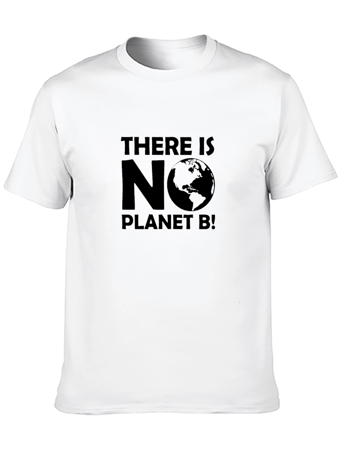 Eco-Friendly No Planet B Graphic Tee - Black