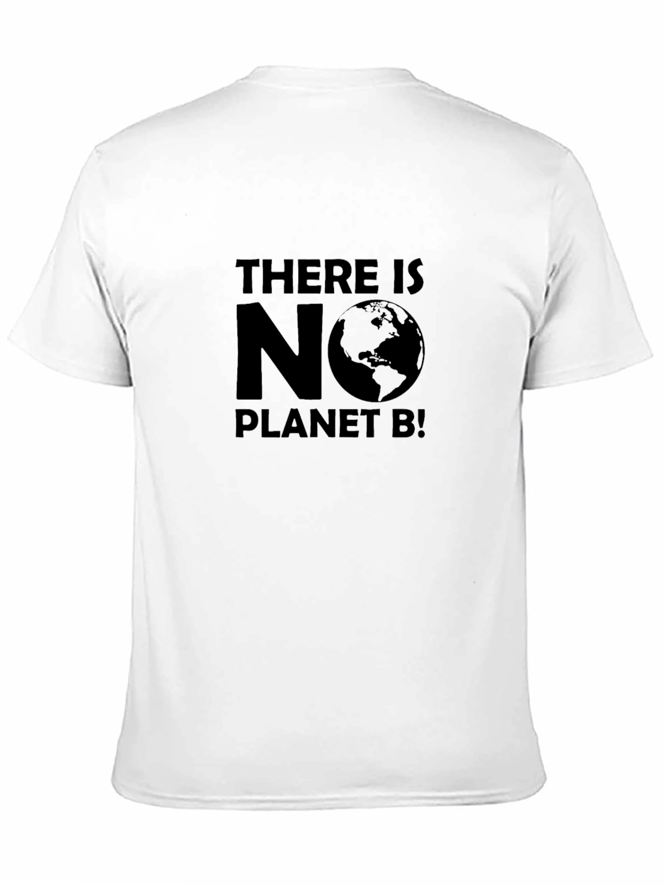 Eco-Friendly No Planet B Graphic Tee - Black