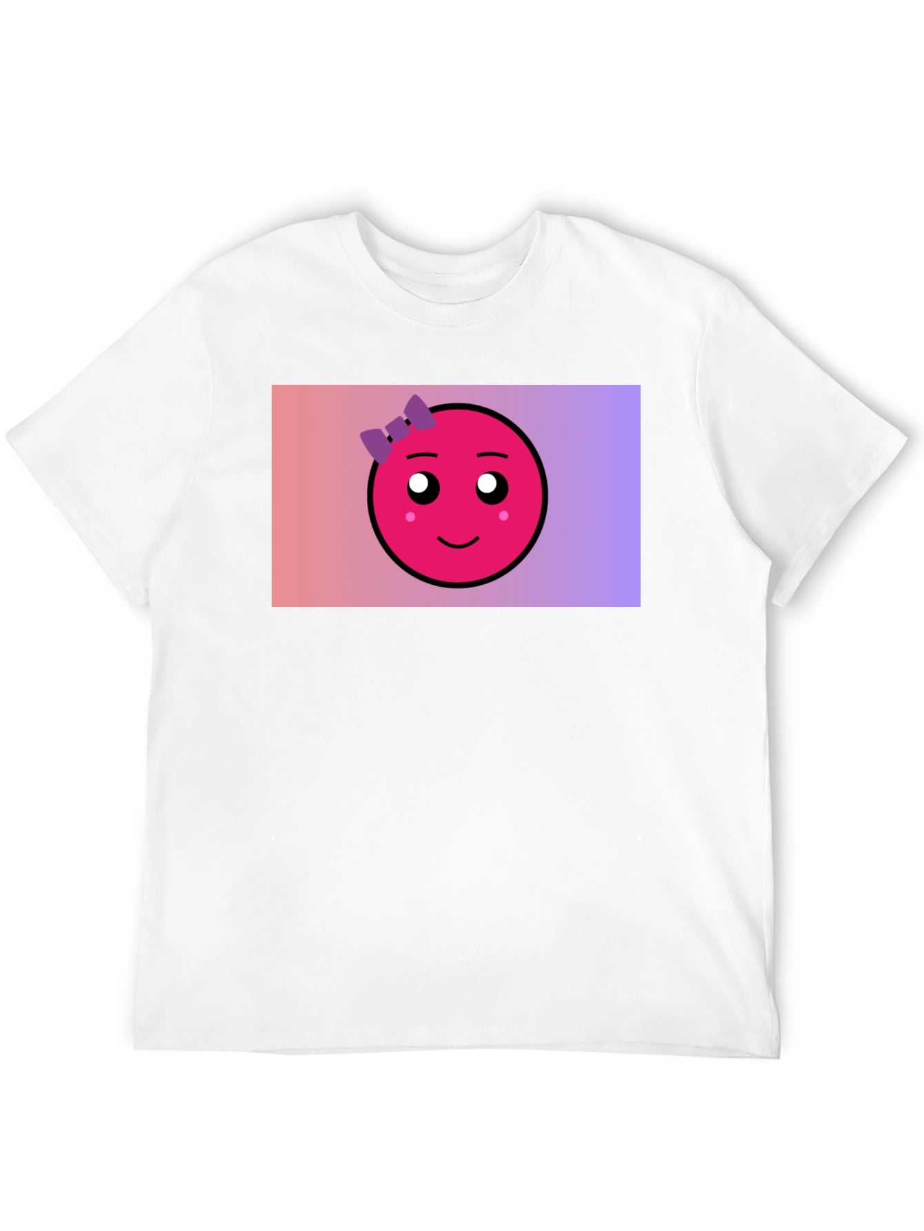 Cute Emoji Graphic Tee - Black