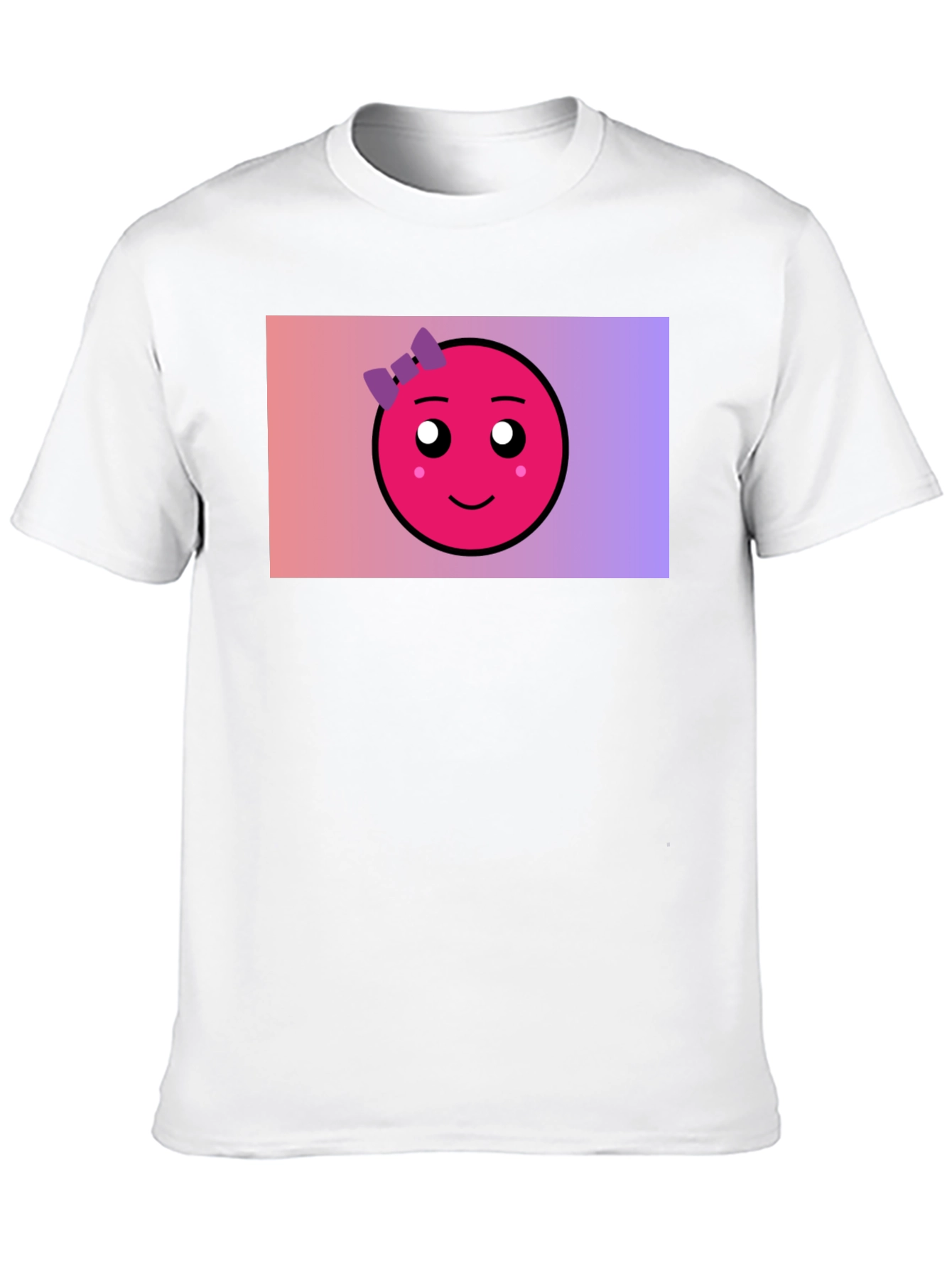 Cute Emoji Graphic Tee - Black