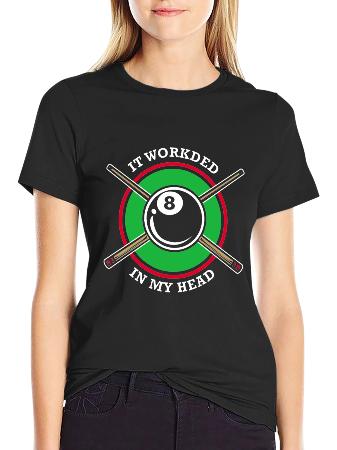 Billiards 8 Ball T-Shirt Funny Graphic Tee