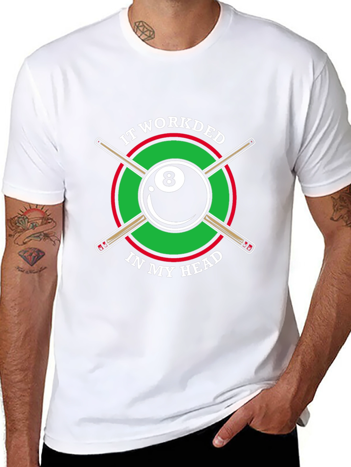 Billiards 8 Ball T-Shirt Funny Graphic Tee
