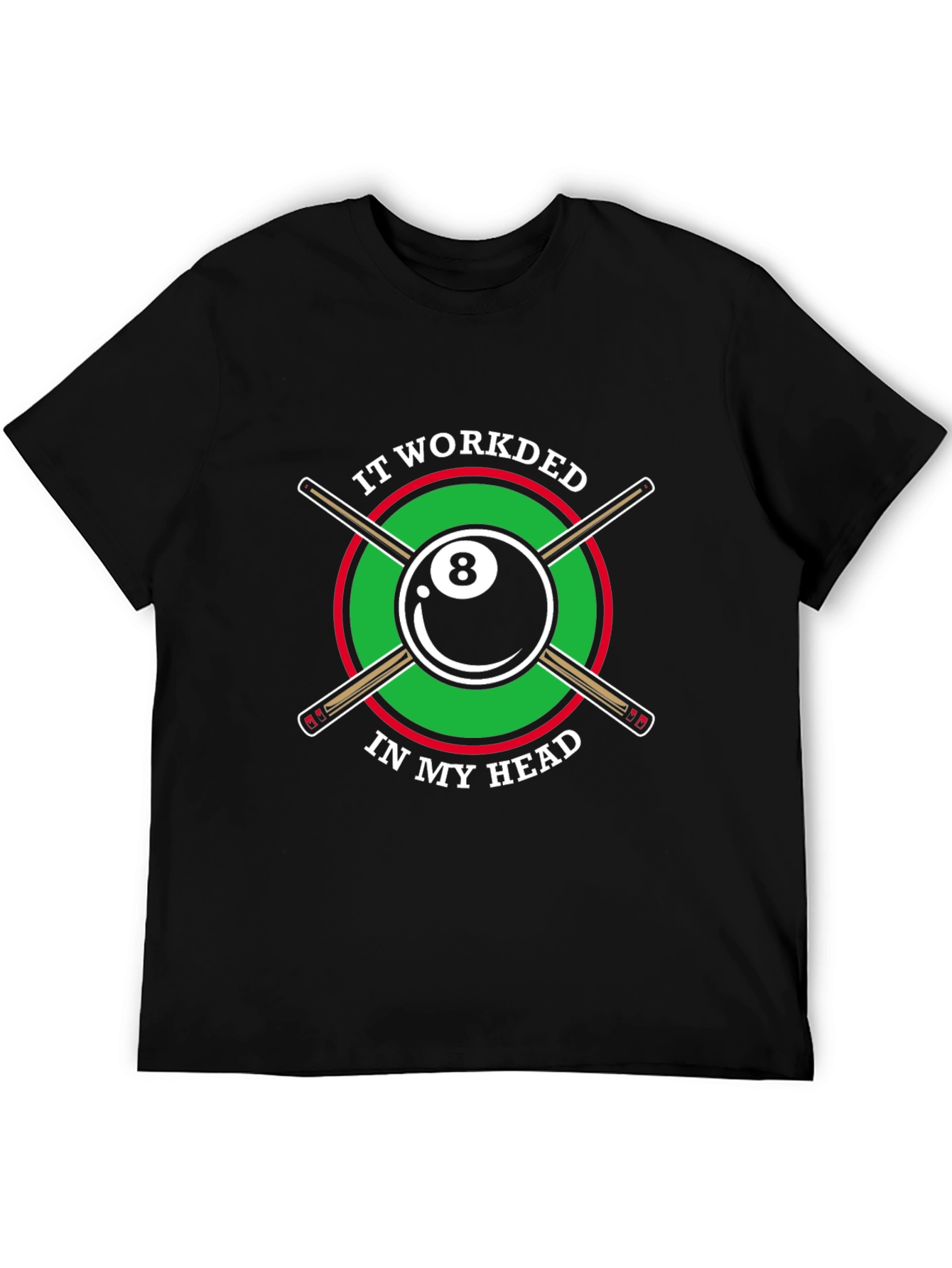 Billiards 8 Ball T-Shirt Funny Graphic Tee