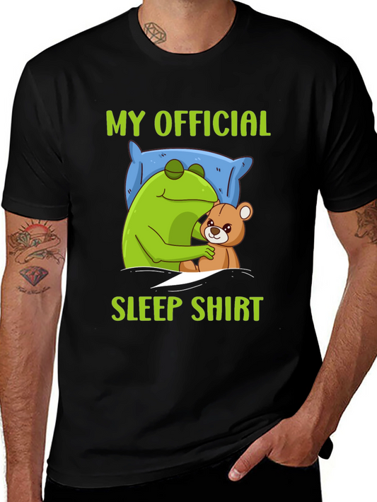 My Official Sleep Shirt - Frog & Teddy Bear