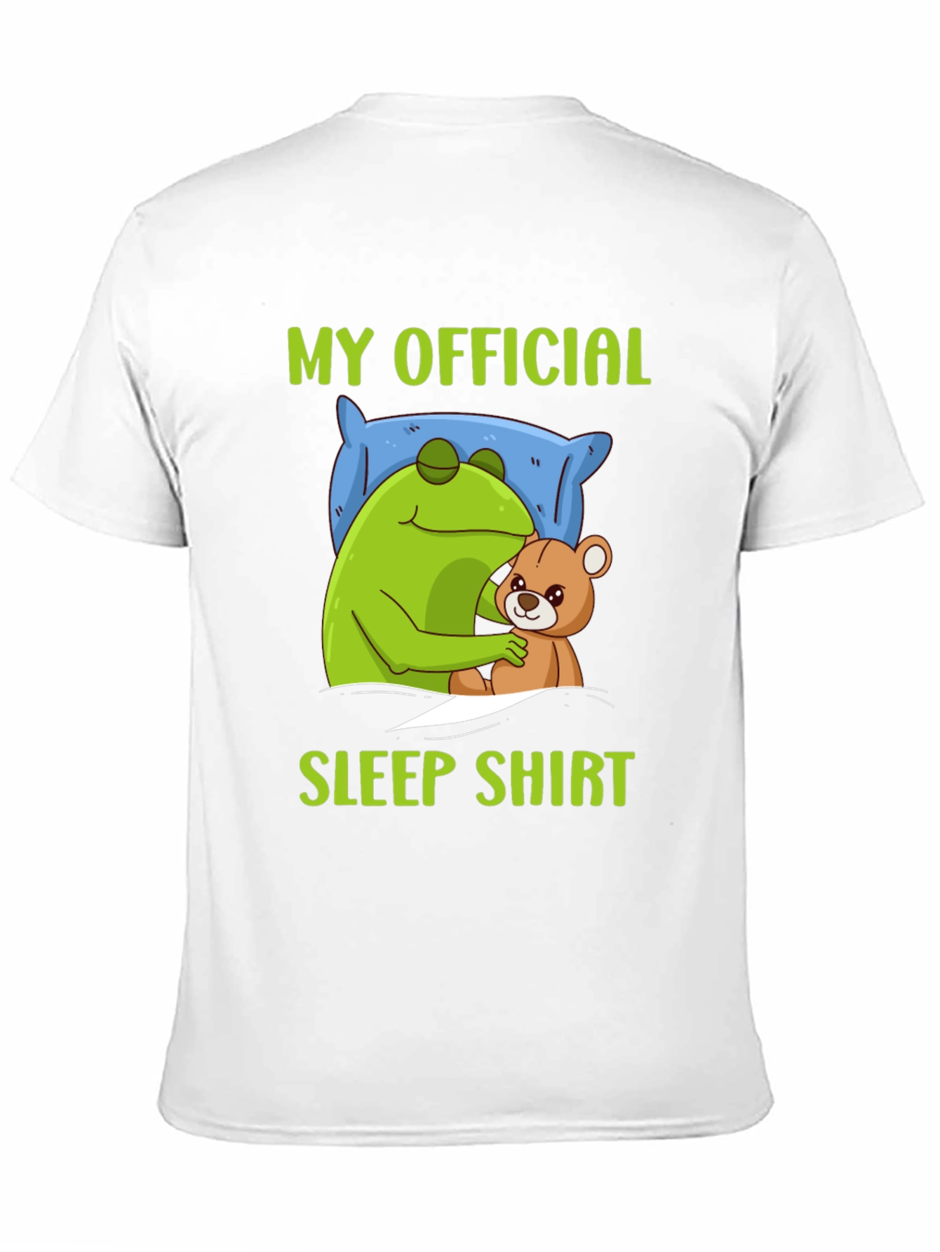 My Official Sleep Shirt - Frog & Teddy Bear