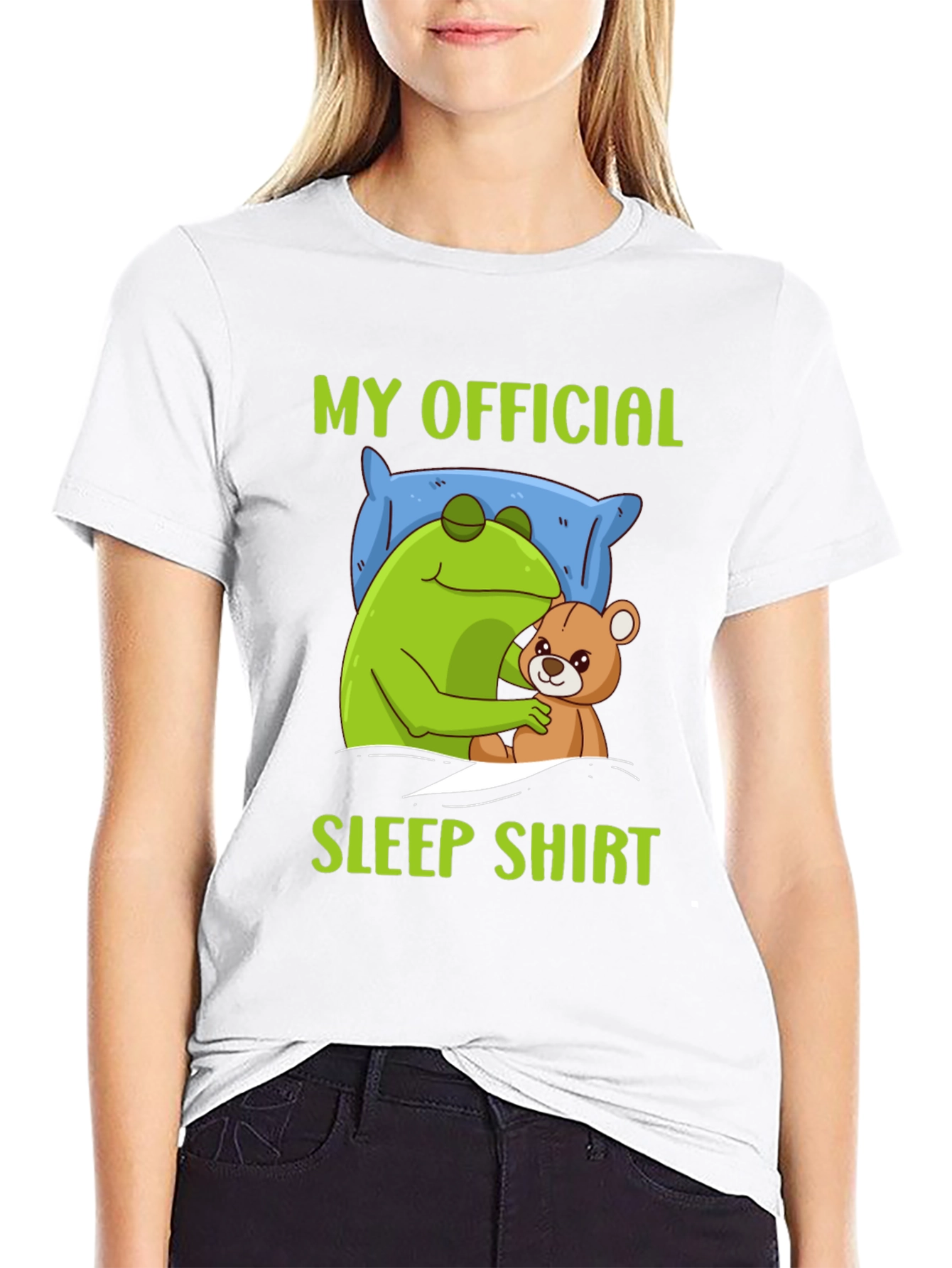 My Official Sleep Shirt - Frog & Teddy Bear