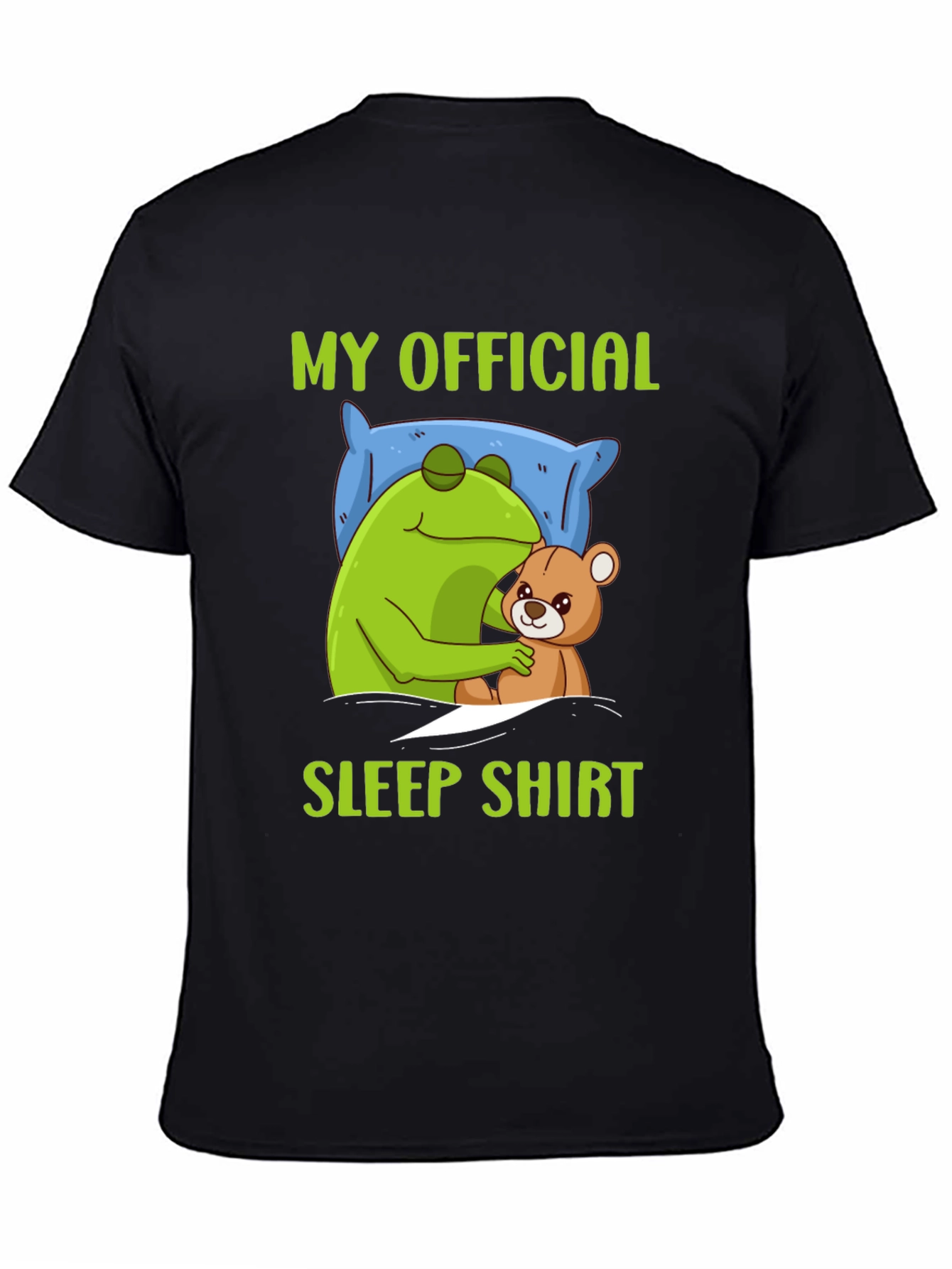 My Official Sleep Shirt - Frog & Teddy Bear