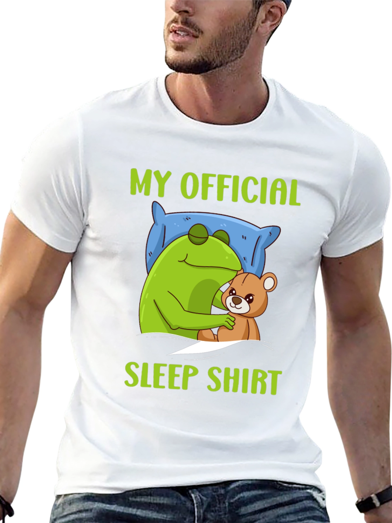 My Official Sleep Shirt - Frog & Teddy Bear