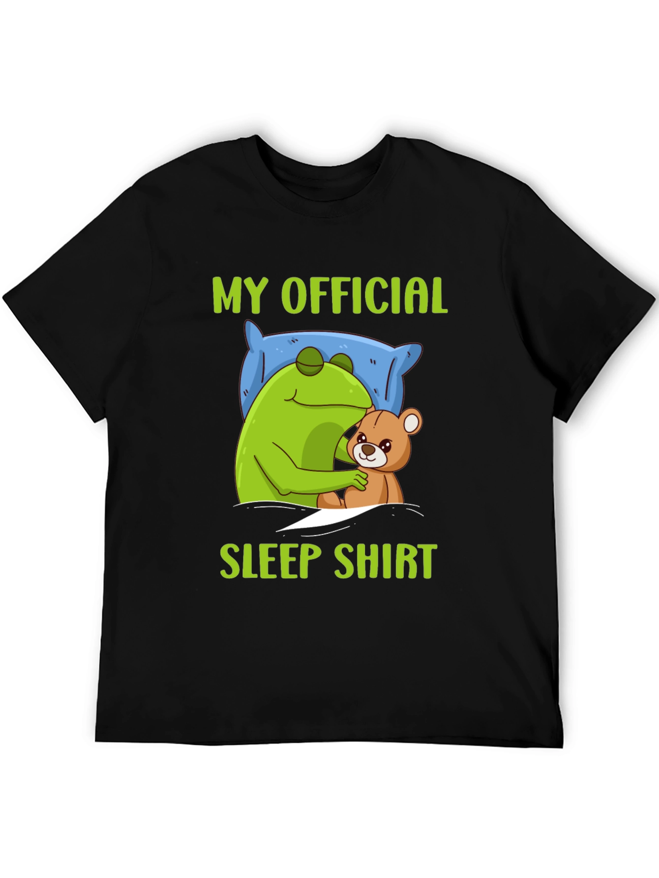 My Official Sleep Shirt - Frog & Teddy Bear