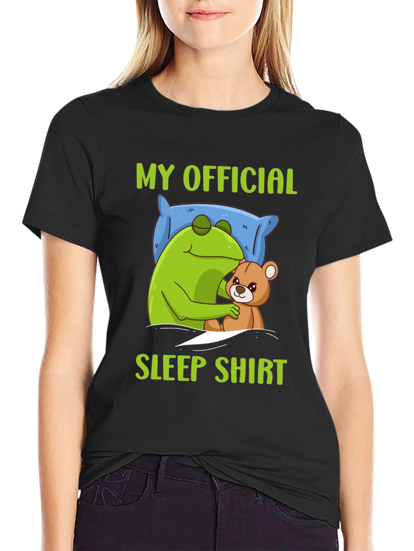 My Official Sleep Shirt - Frog & Teddy Bear