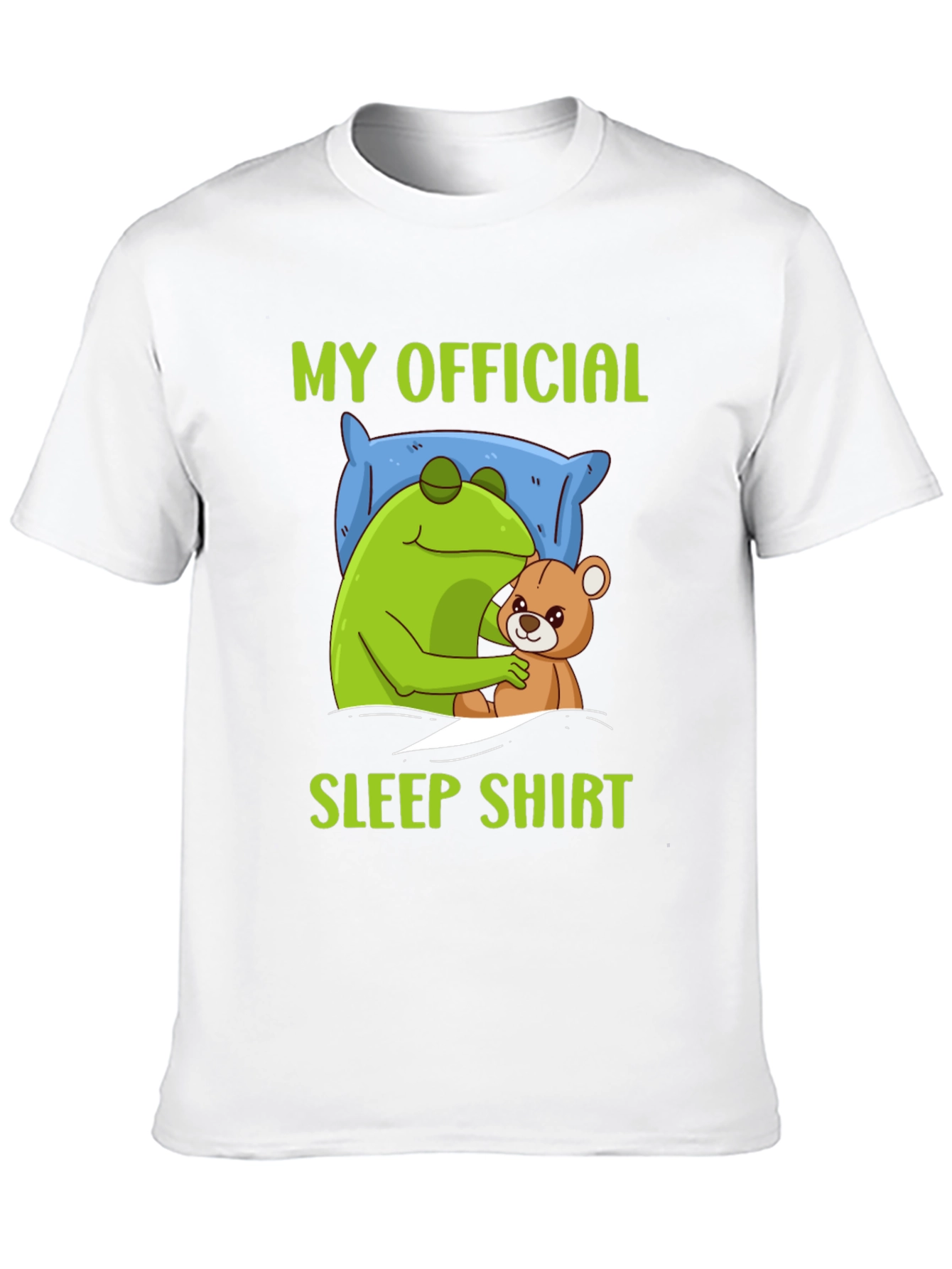 My Official Sleep Shirt - Frog & Teddy Bear