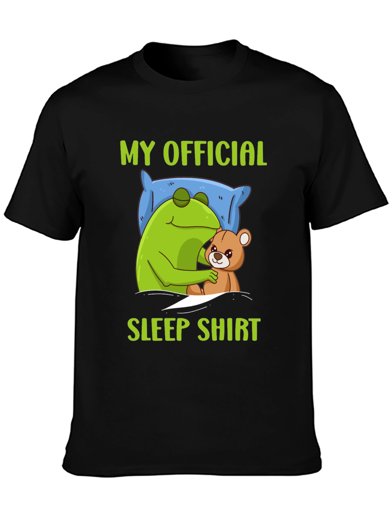 My Official Sleep Shirt - Frog & Teddy Bear