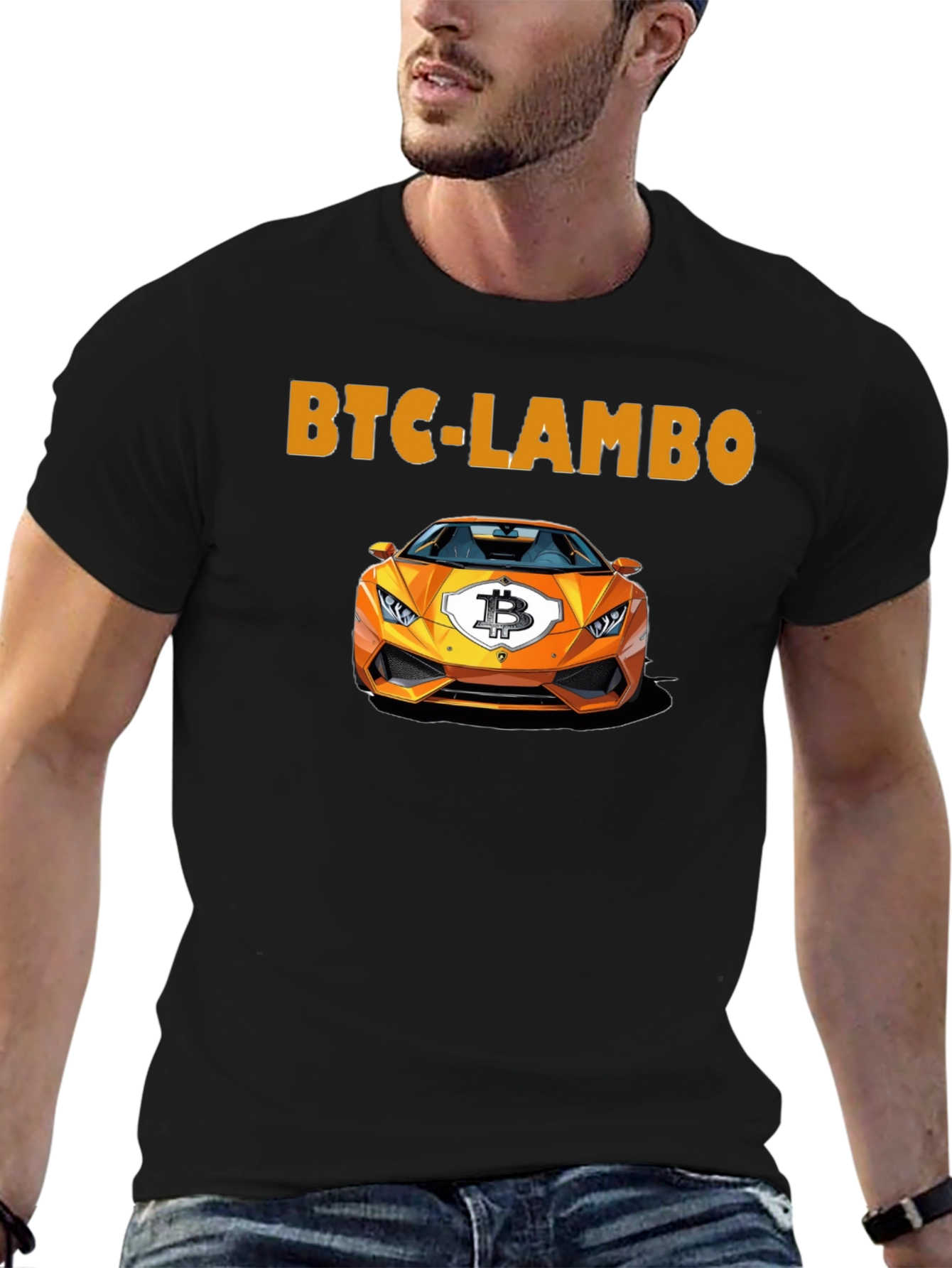 BTC Lambo T-Shirt - Crypto Enthusiast Apparel