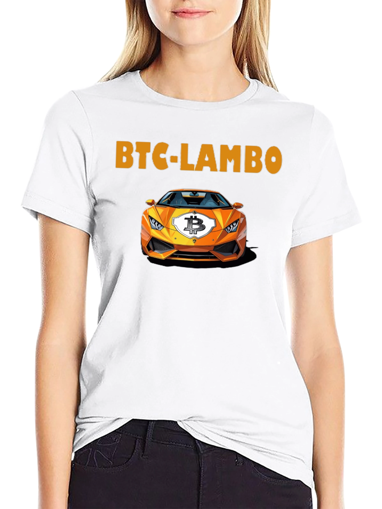 BTC Lambo T-Shirt - Crypto Enthusiast Apparel