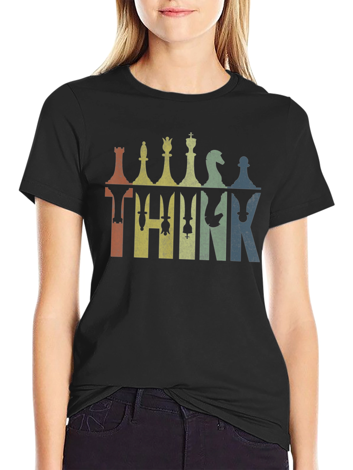 Chess Think Graphic T-Shirt - Unique Design