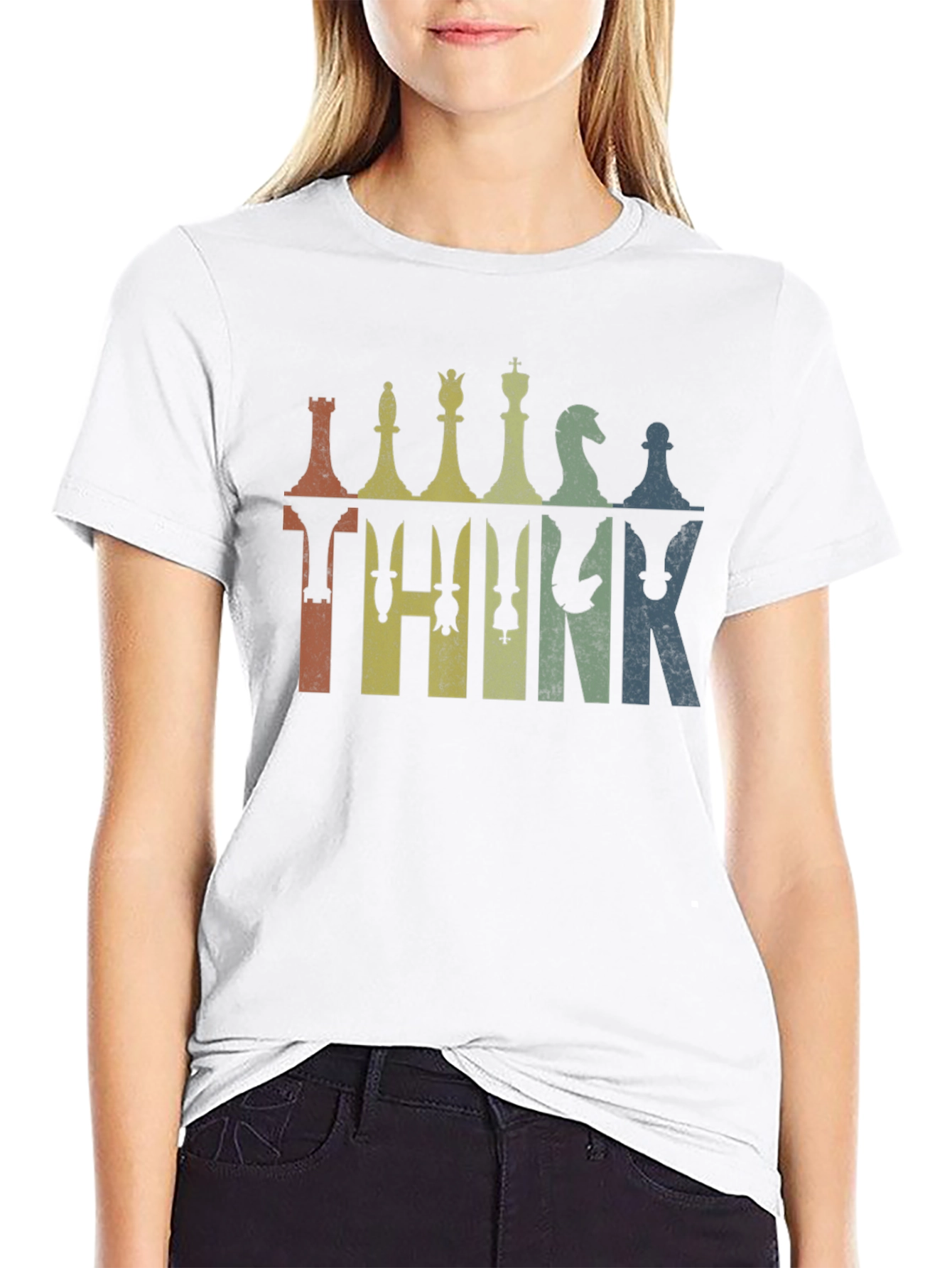 Chess Think Graphic T-Shirt - Unique Design
