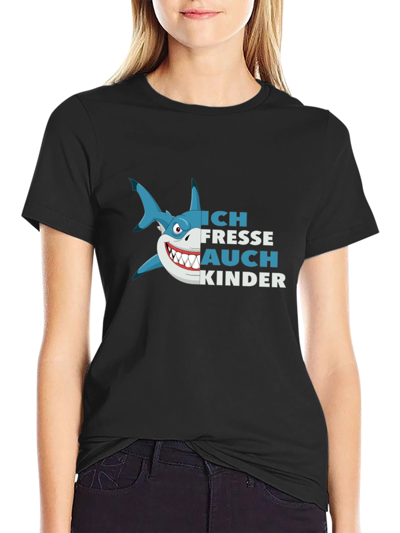 Ich Fresse Auch Kinder Shark Graphic Tee