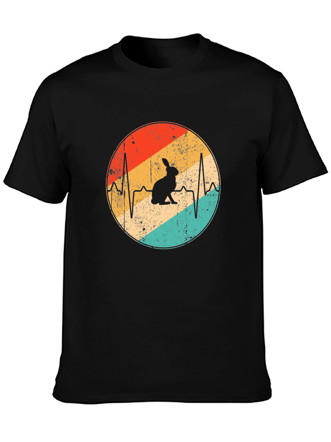 Rabbit Heartbeat Graphic Tee