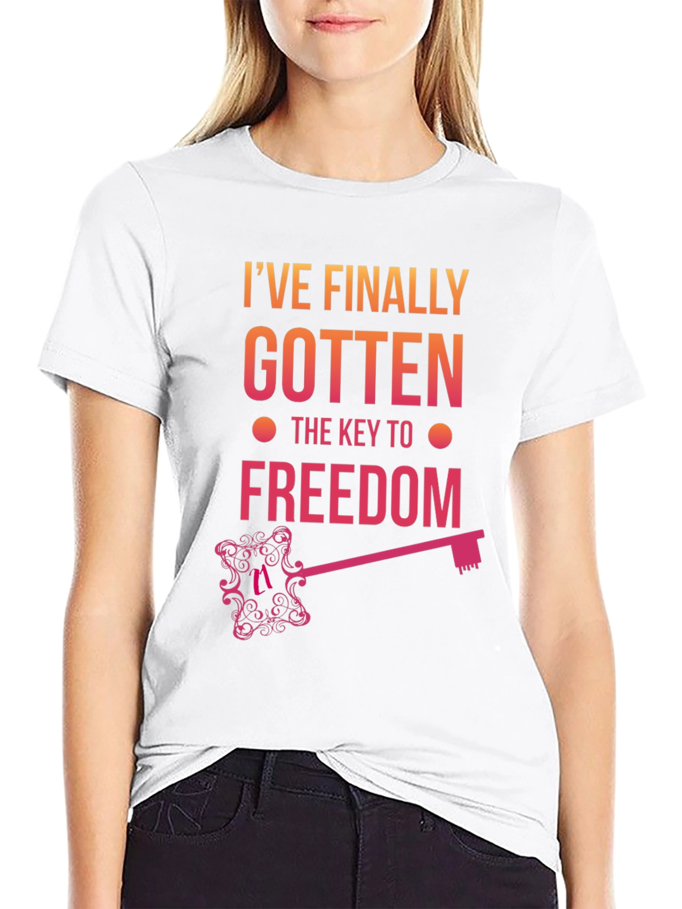 Freedom Key Graphic T-Shirt