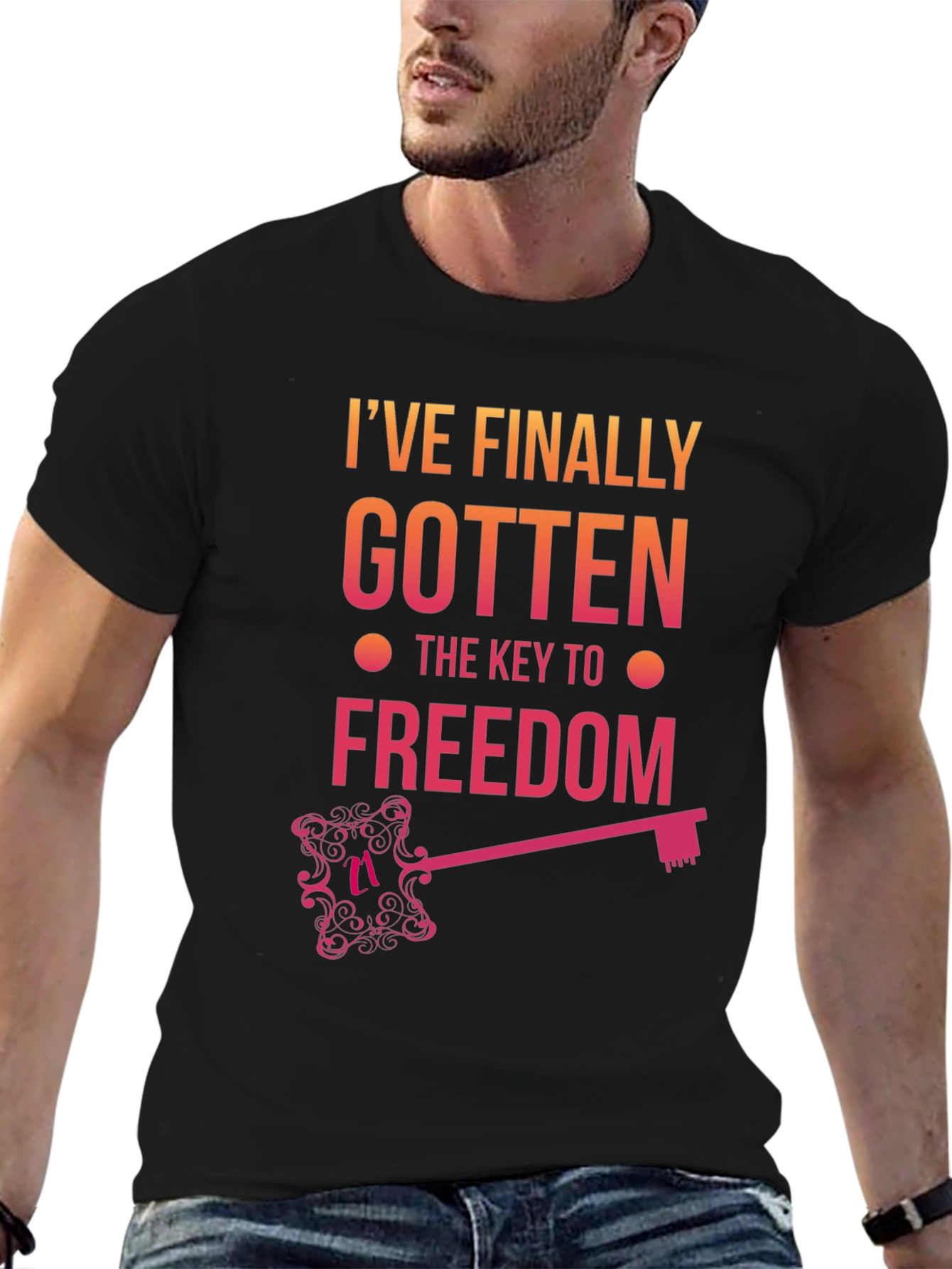 Freedom Key Graphic T-Shirt