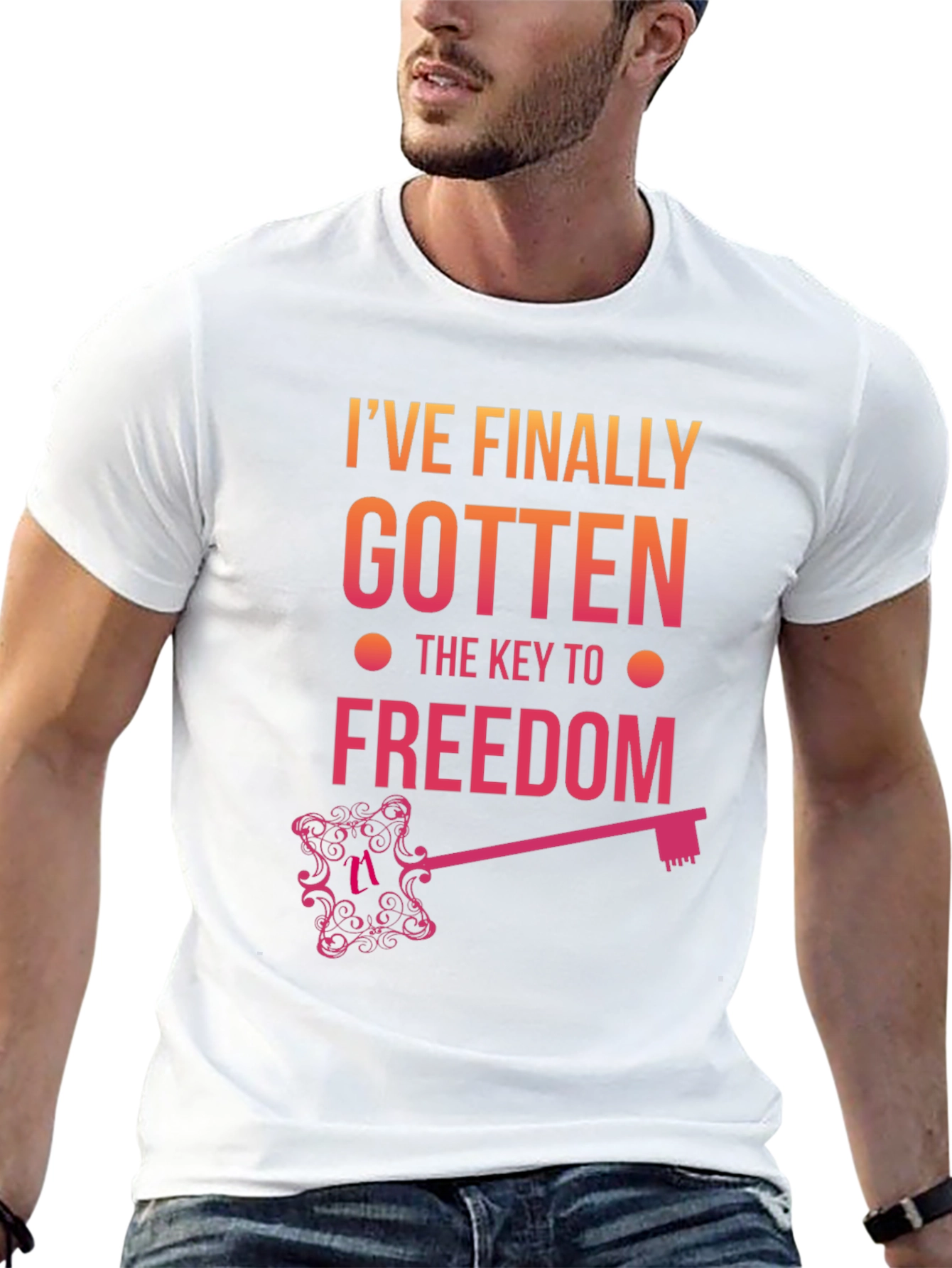 Freedom Key Graphic T-Shirt