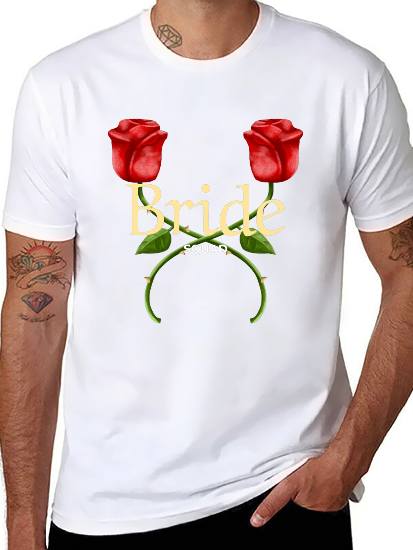 Bride Squad Rose T-Shirt