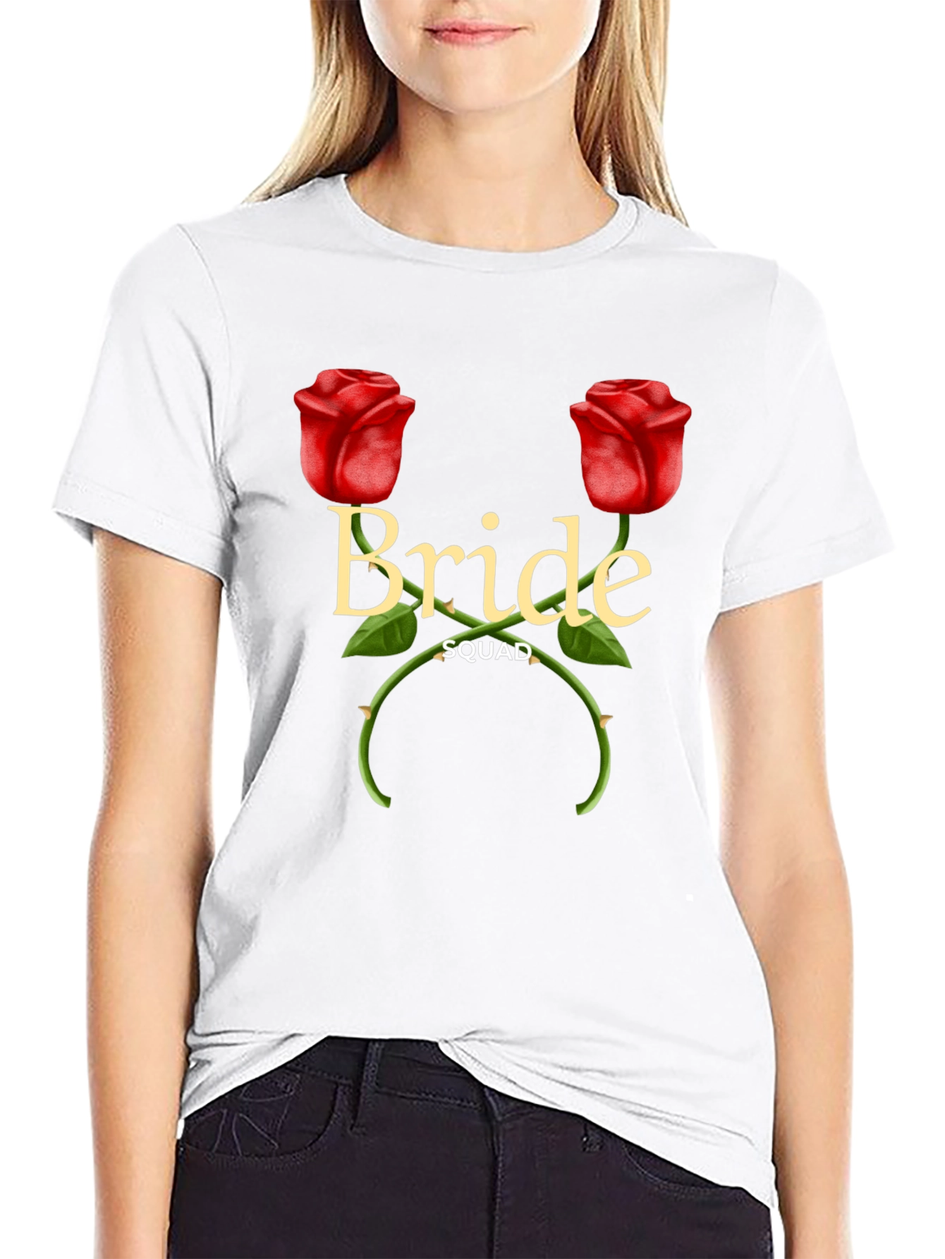 Bride Squad Rose T-Shirt