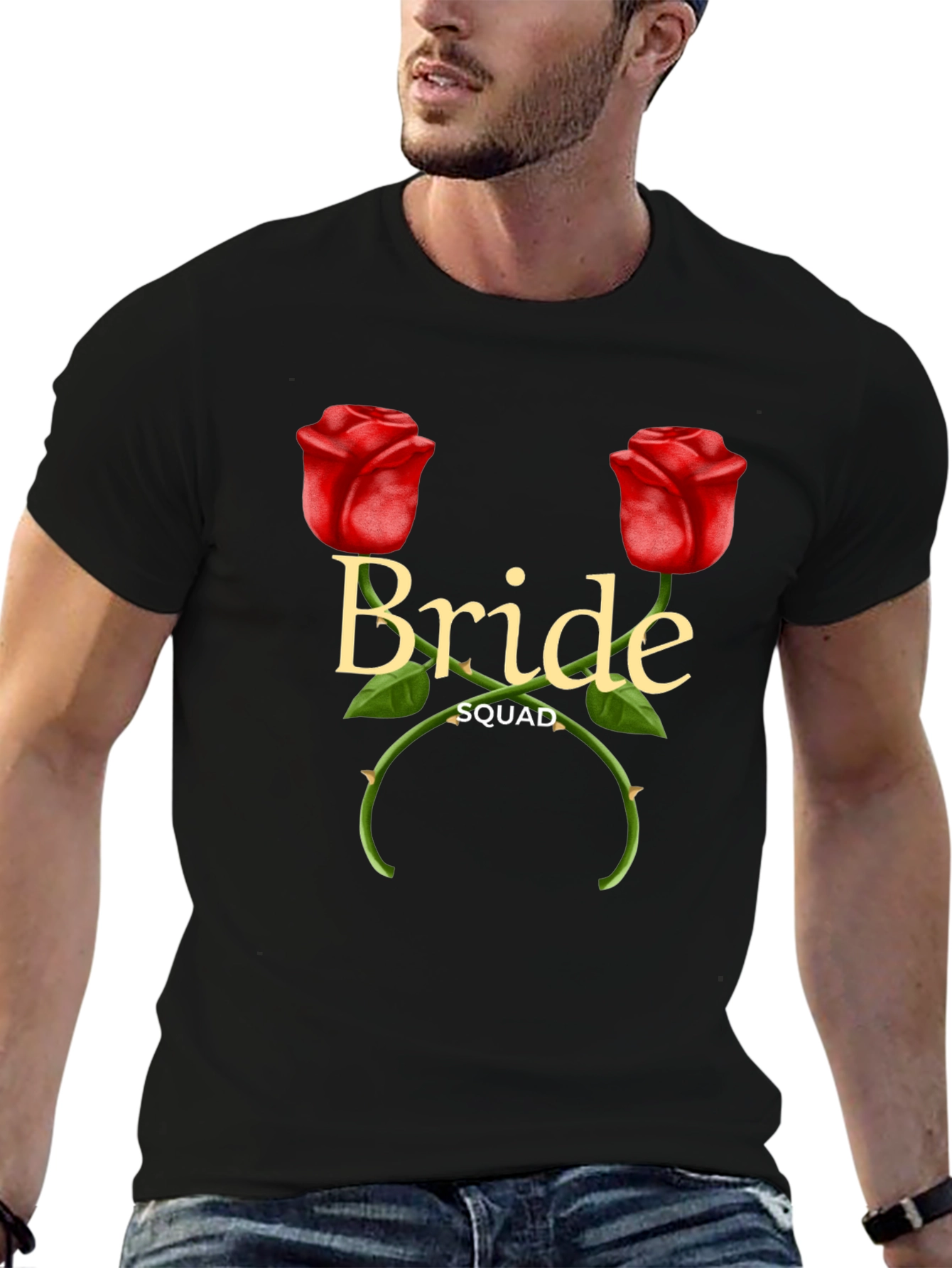 Bride Squad Rose T-Shirt