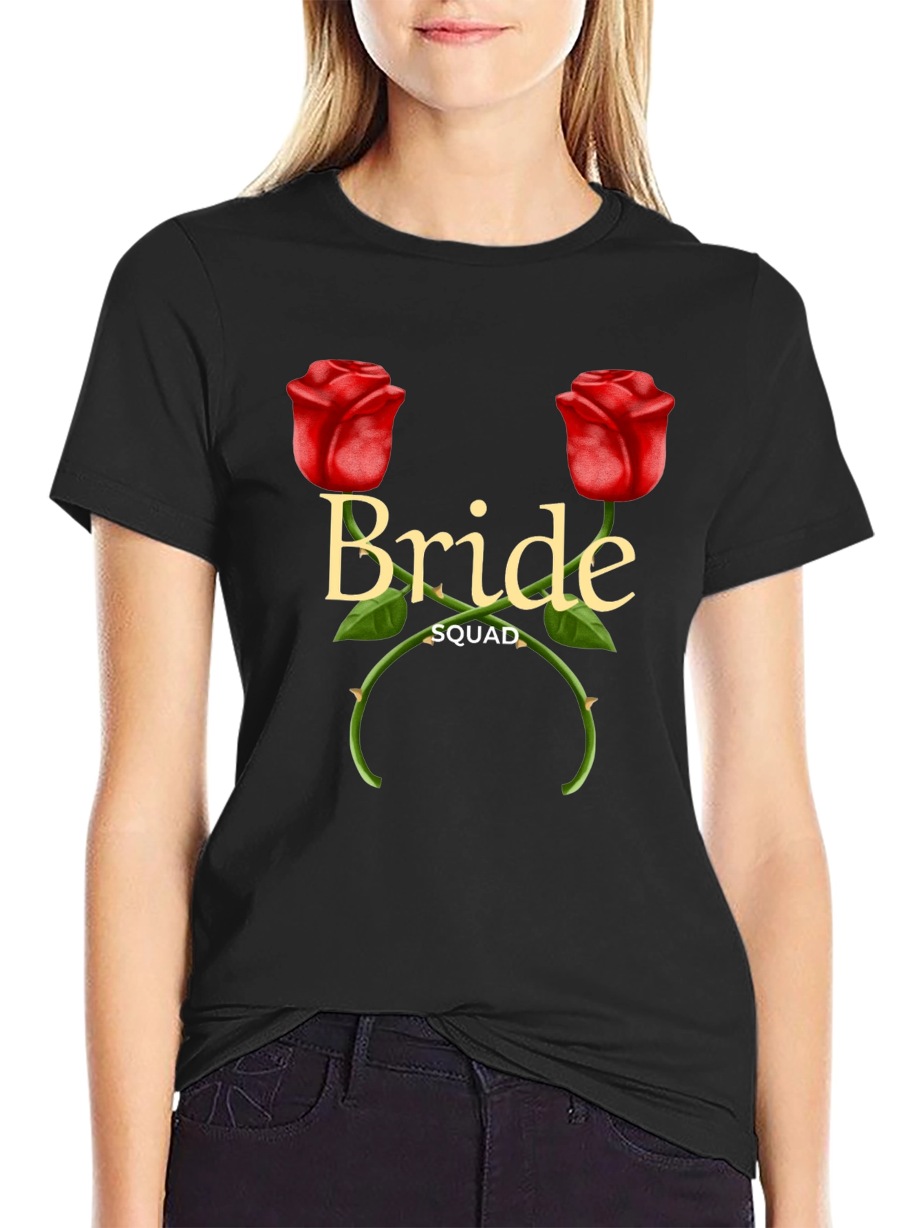 Bride Squad Rose T-Shirt