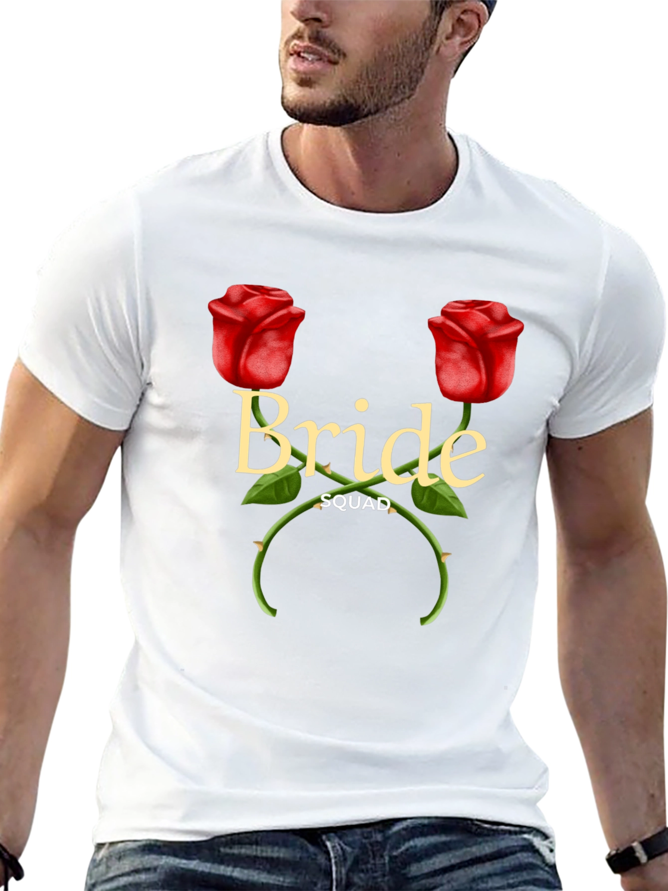 Bride Squad Rose T-Shirt