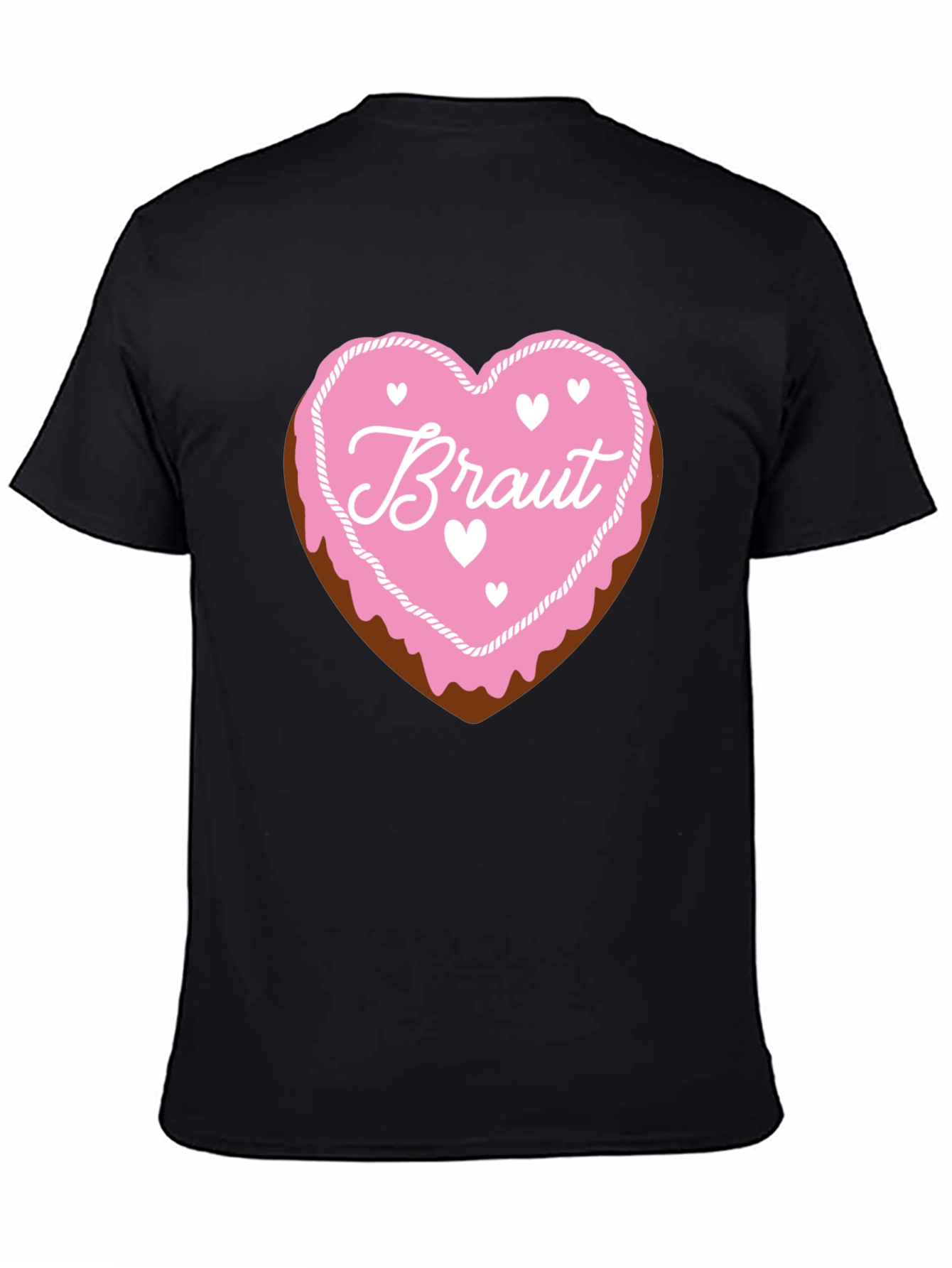 Braut Heart Cookie Graphic T-Shirt