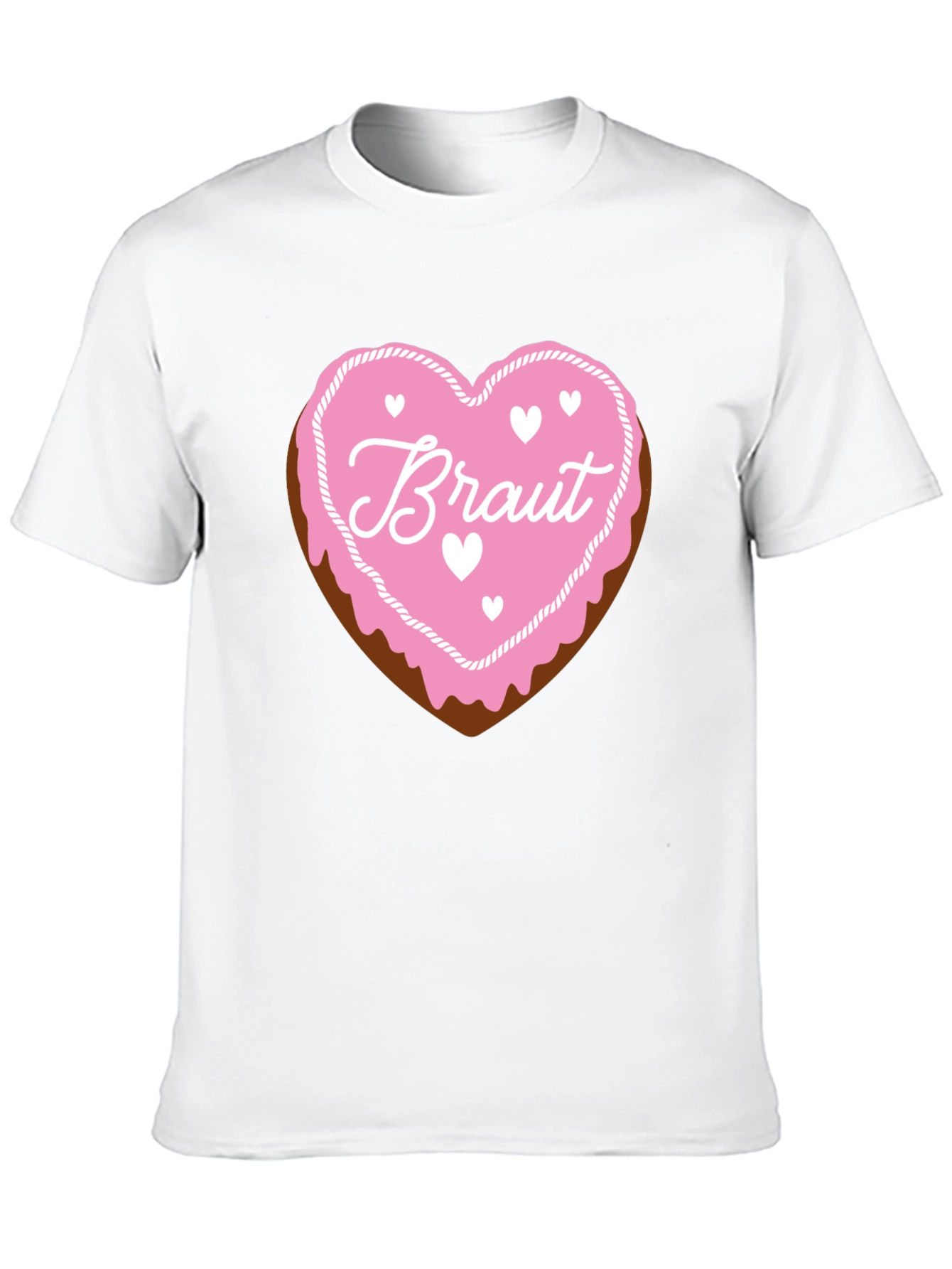 Braut Heart Cookie Graphic T-Shirt
