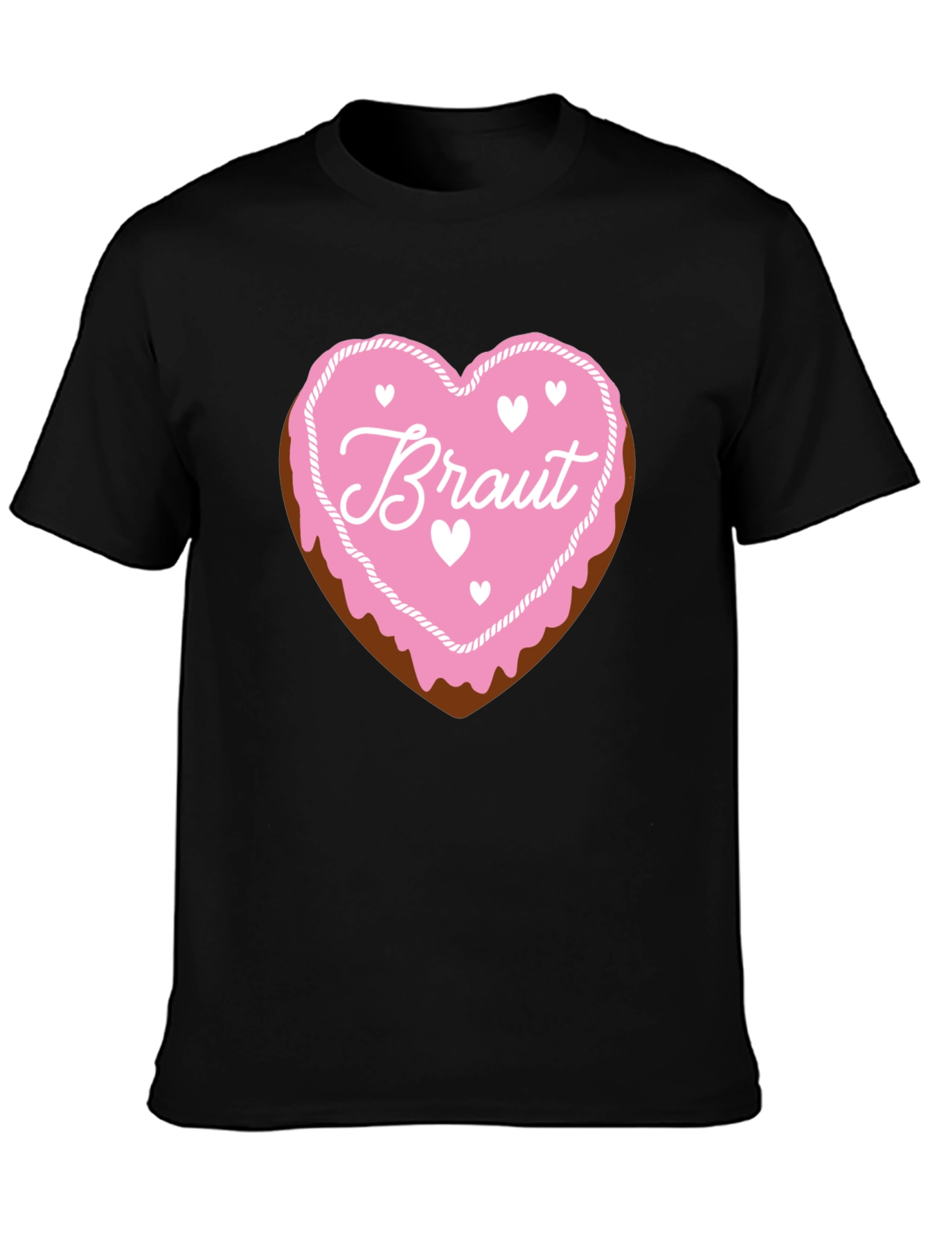 Braut Heart Cookie Graphic T-Shirt