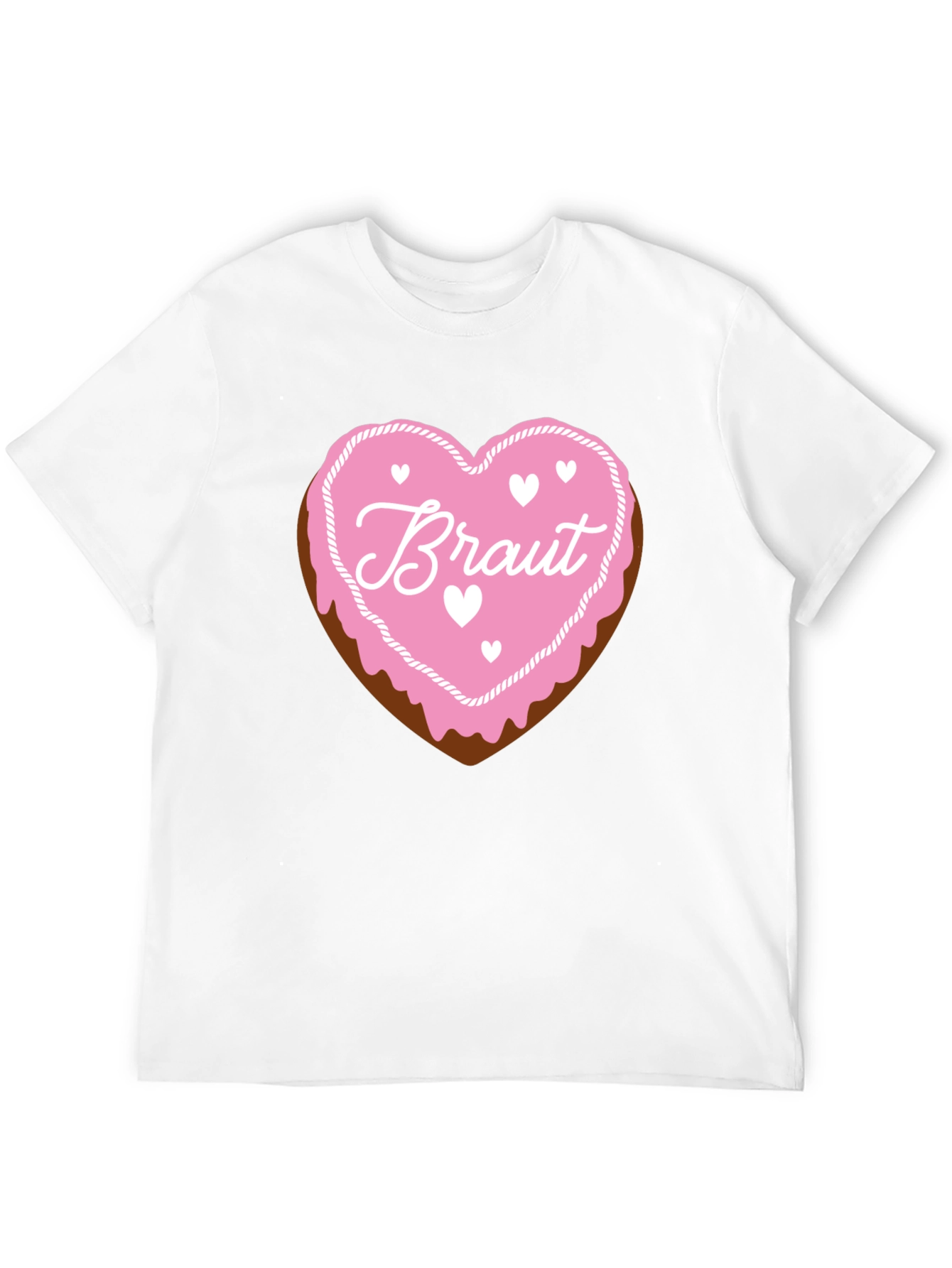 Braut Heart Cookie Graphic T-Shirt