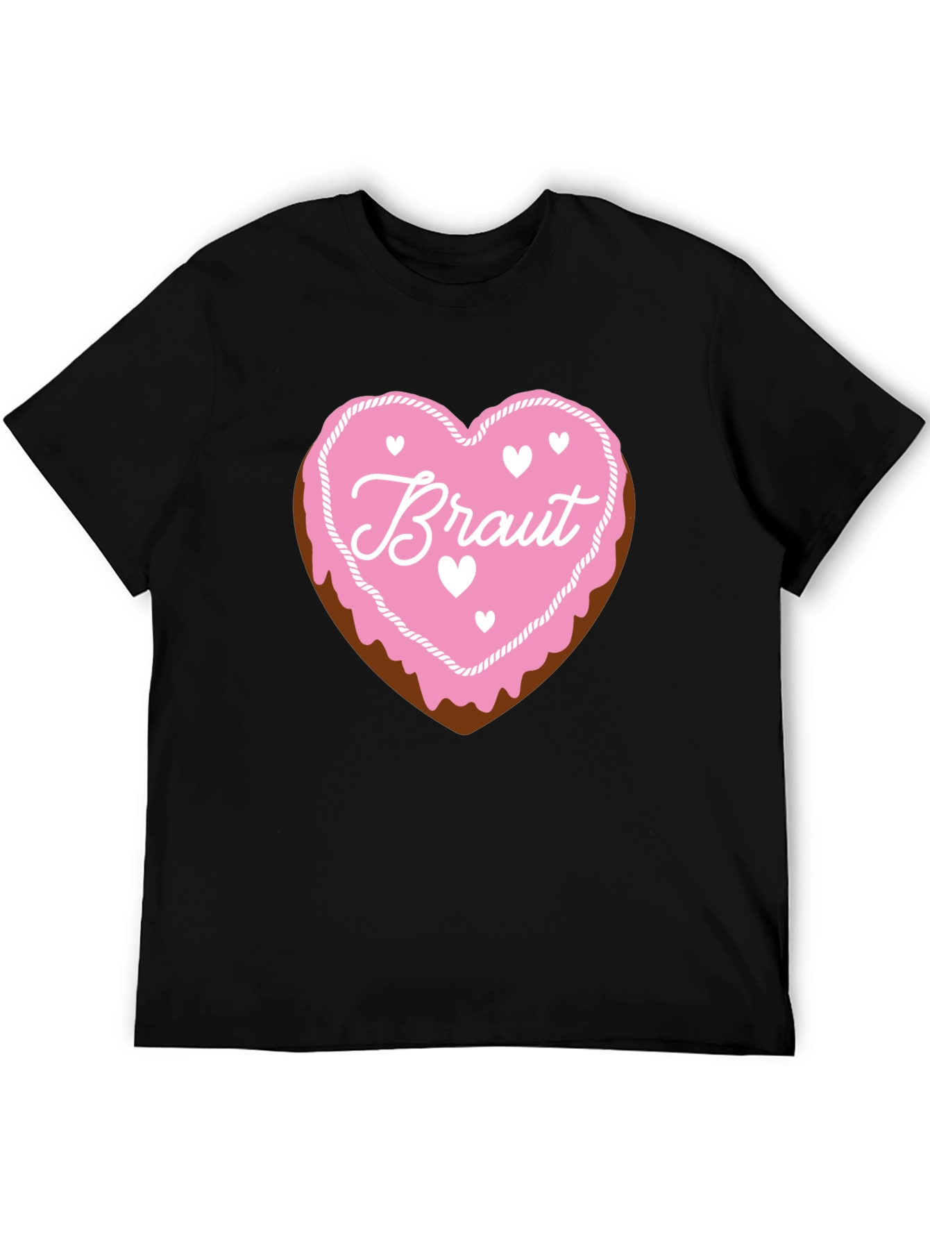 Braut Heart Cookie Graphic T-Shirt