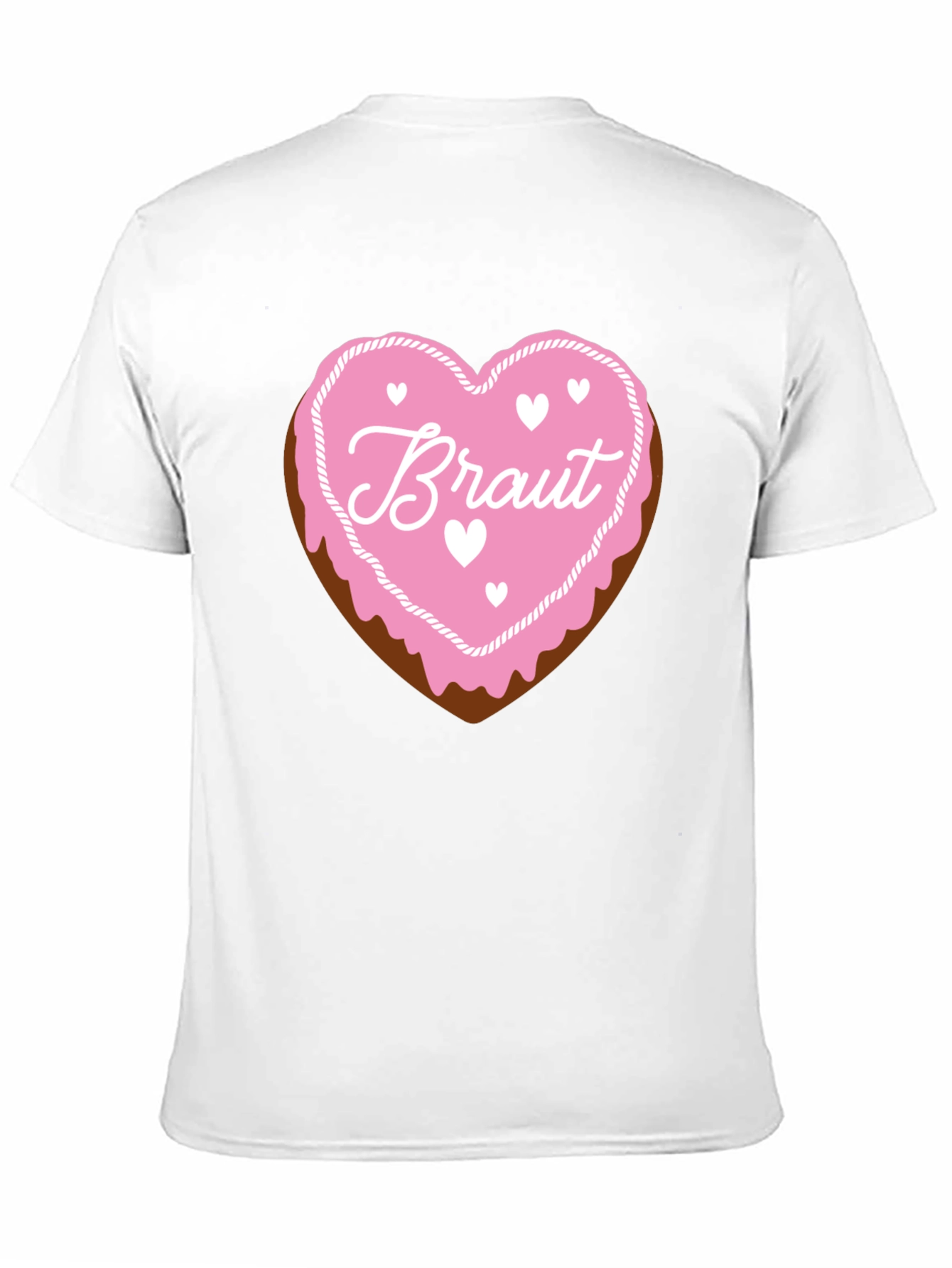 Braut Heart Cookie Graphic T-Shirt