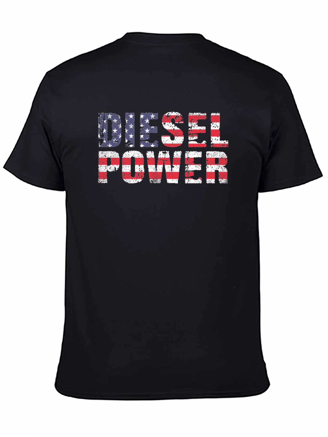Diesel Power American Flag Graphic T-Shirt