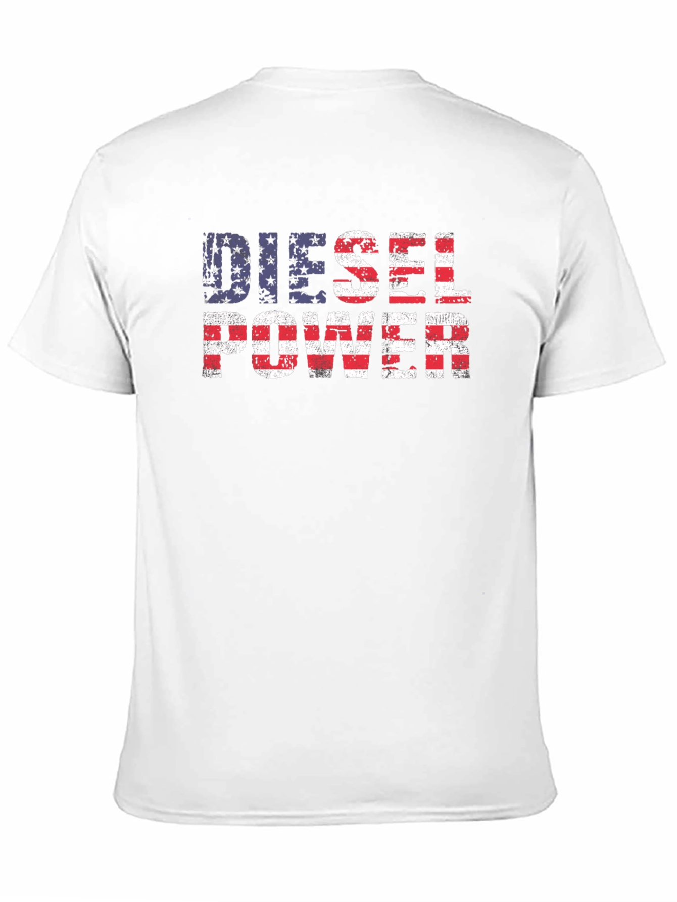 Diesel Power American Flag Graphic T-Shirt